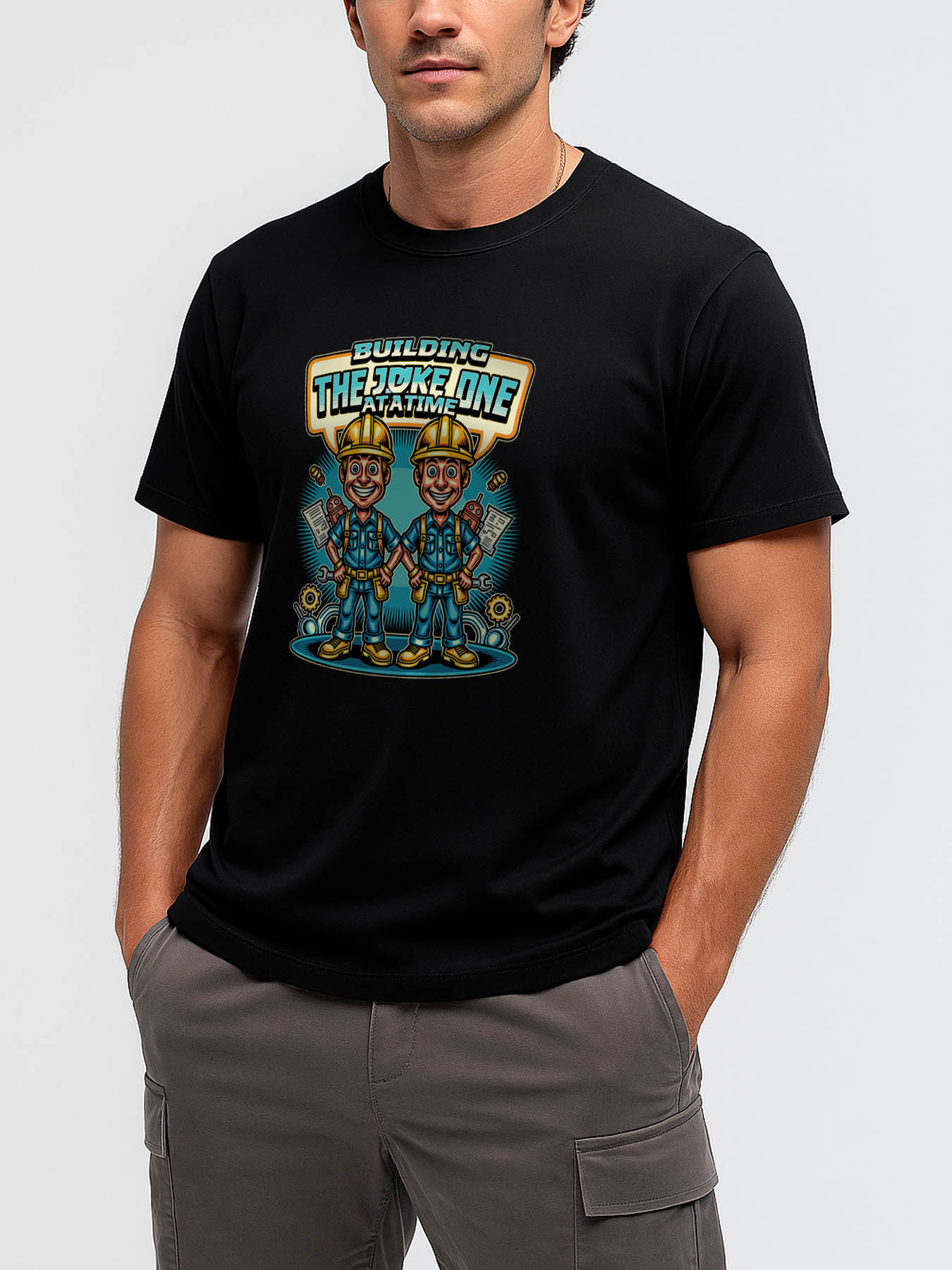 RTTMALL Caribbean Island Beach Print Cotton Men's T-Shirts, Colorful Striped Sushi Pattern Casual Summer Tees for Food Lovers