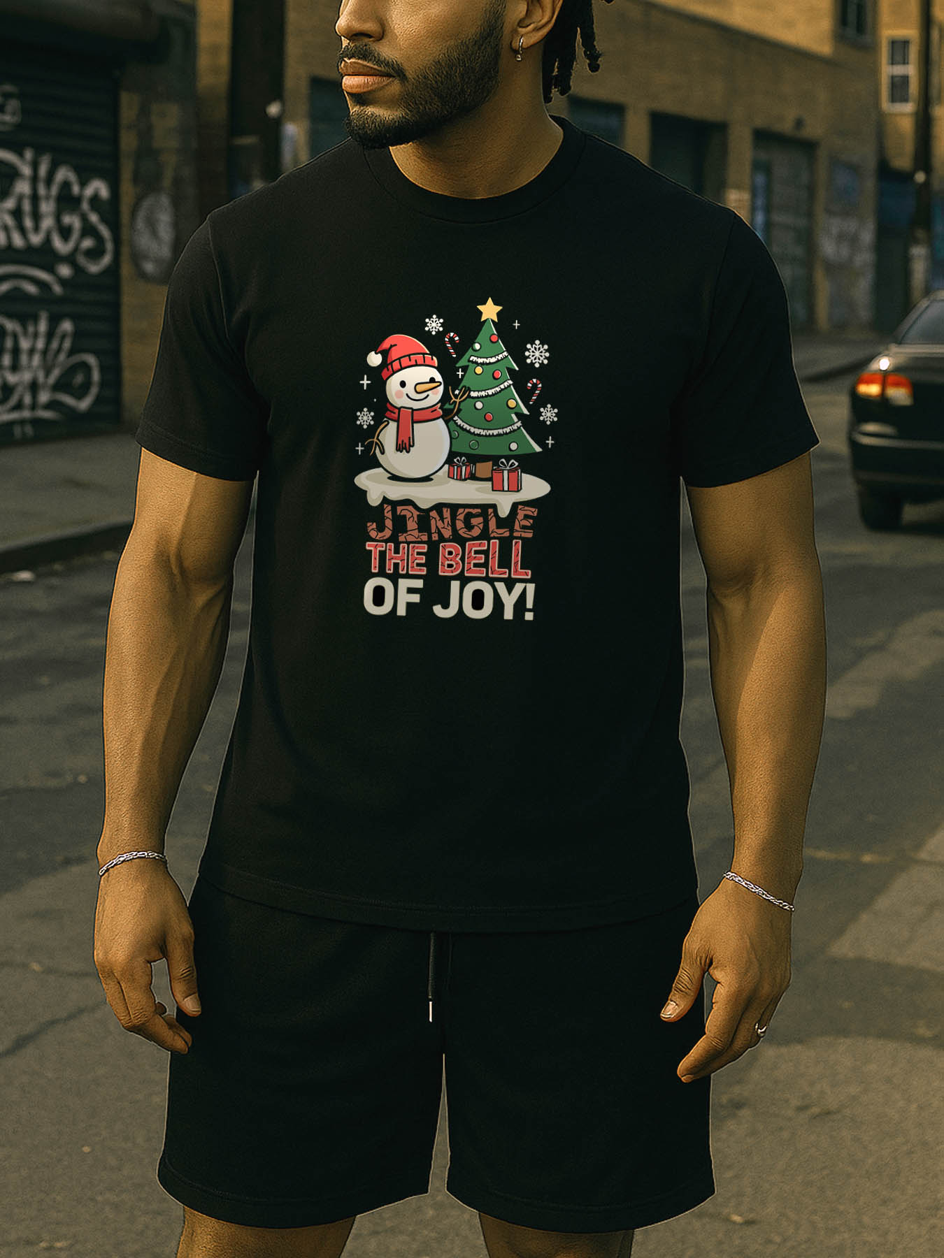 RTTMALL Caribbean Island Beach Printed Casual Cotton T-Shirts for Men