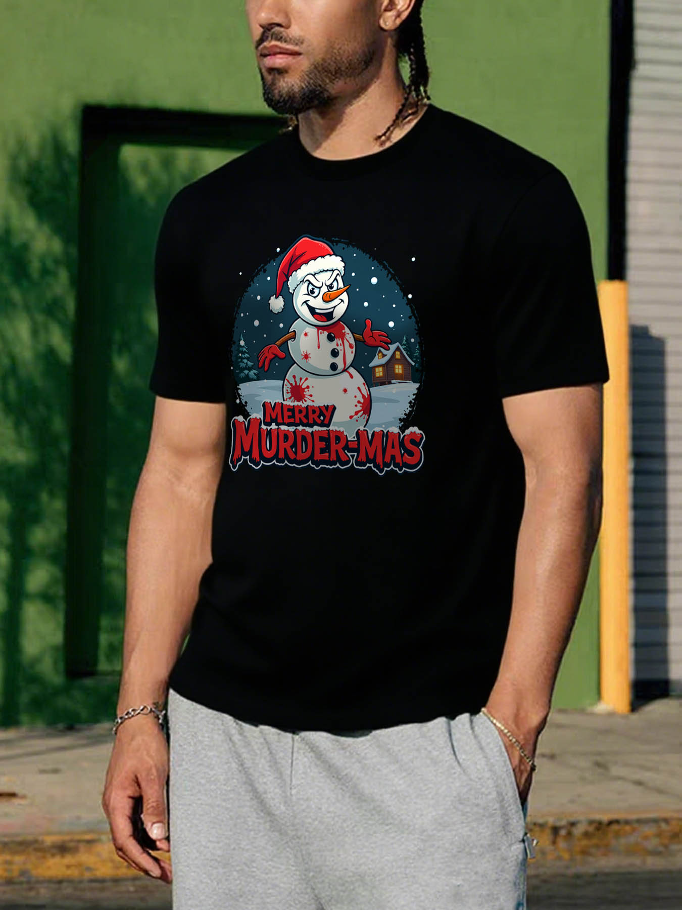 RTTMALL Caribbean Island Beach Casual Printed Cotton T-Shirts for Summer Vacation Wear