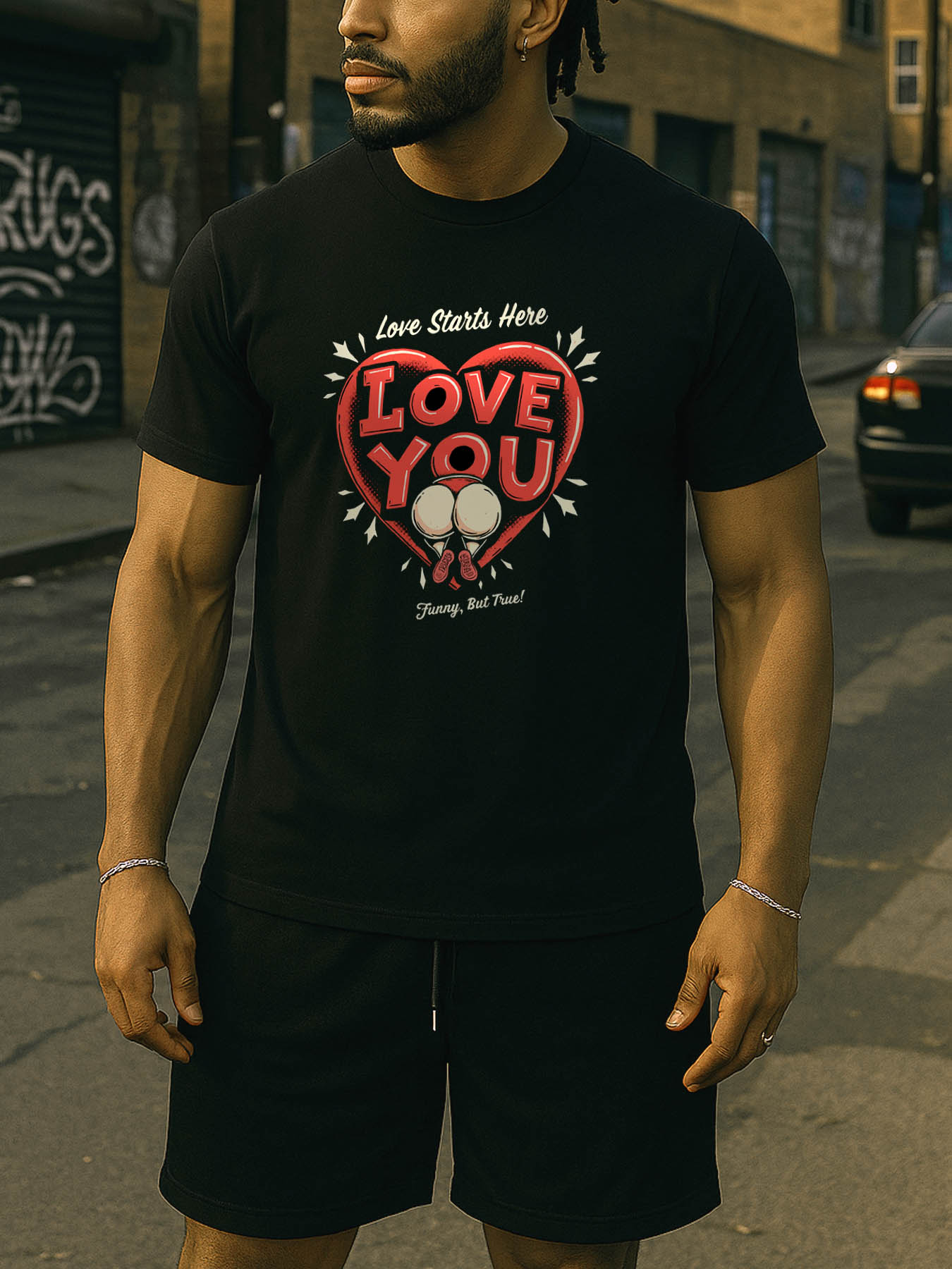 RTTMALL Caribbean Island Beach Casual Printed Cotton T-Shirt, Bold USA Eagle Flag Pattern Red Blue Design Regular Fit Comfortable Durable Summer Graphic Tee for Men