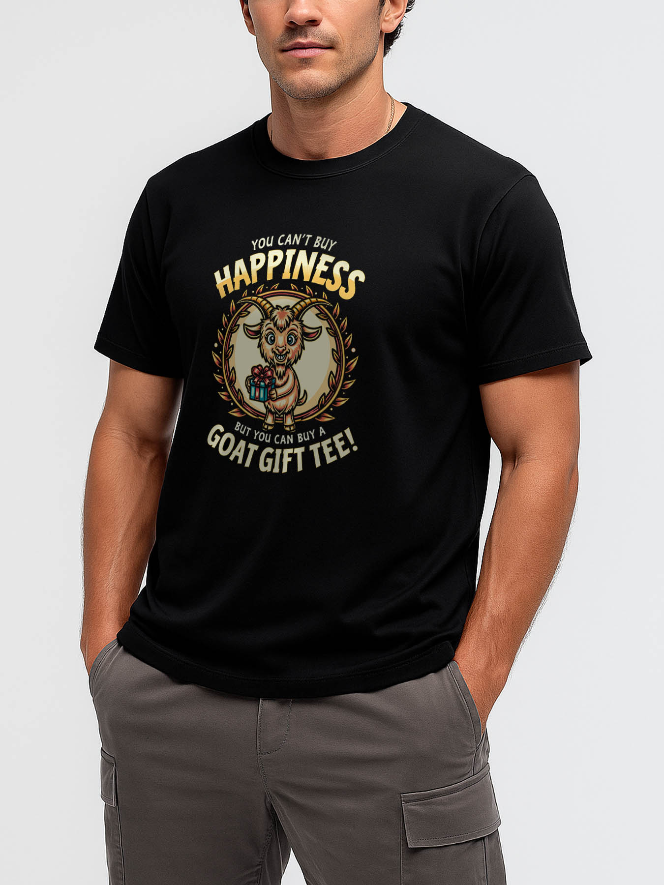 Men's 100% Cotton Casual Printed T-Shirt, Machine Washable Comfort Knit Tee for RTTMALL Caribbean Beach Vacation, Summer Casual Wear for Father's Day New Dad Gift