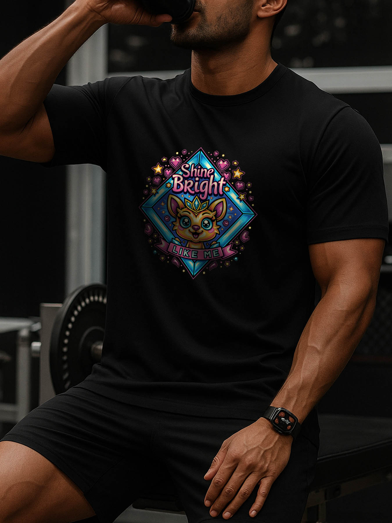 Men's 100% Cotton Casual RTTMALL T-Shirts, Butterfly & Heart Printed Crewneck Short Sleeve Tees for Beach Caribbean Island Summer Wear, Machine Washable