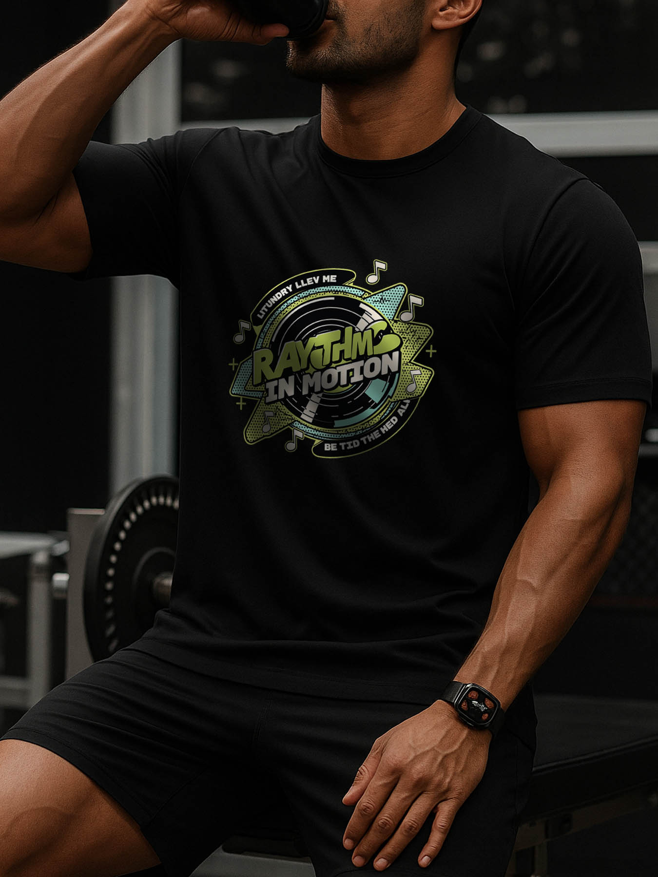 Men's Cotton Casual RTTMALL Printed T-Shirts, Breathable Quick-Dry Beach Tees with Island Geometry Patterns, Machine Washable Summer Vacation Crewneck Tops for Caribbean Beach Wear