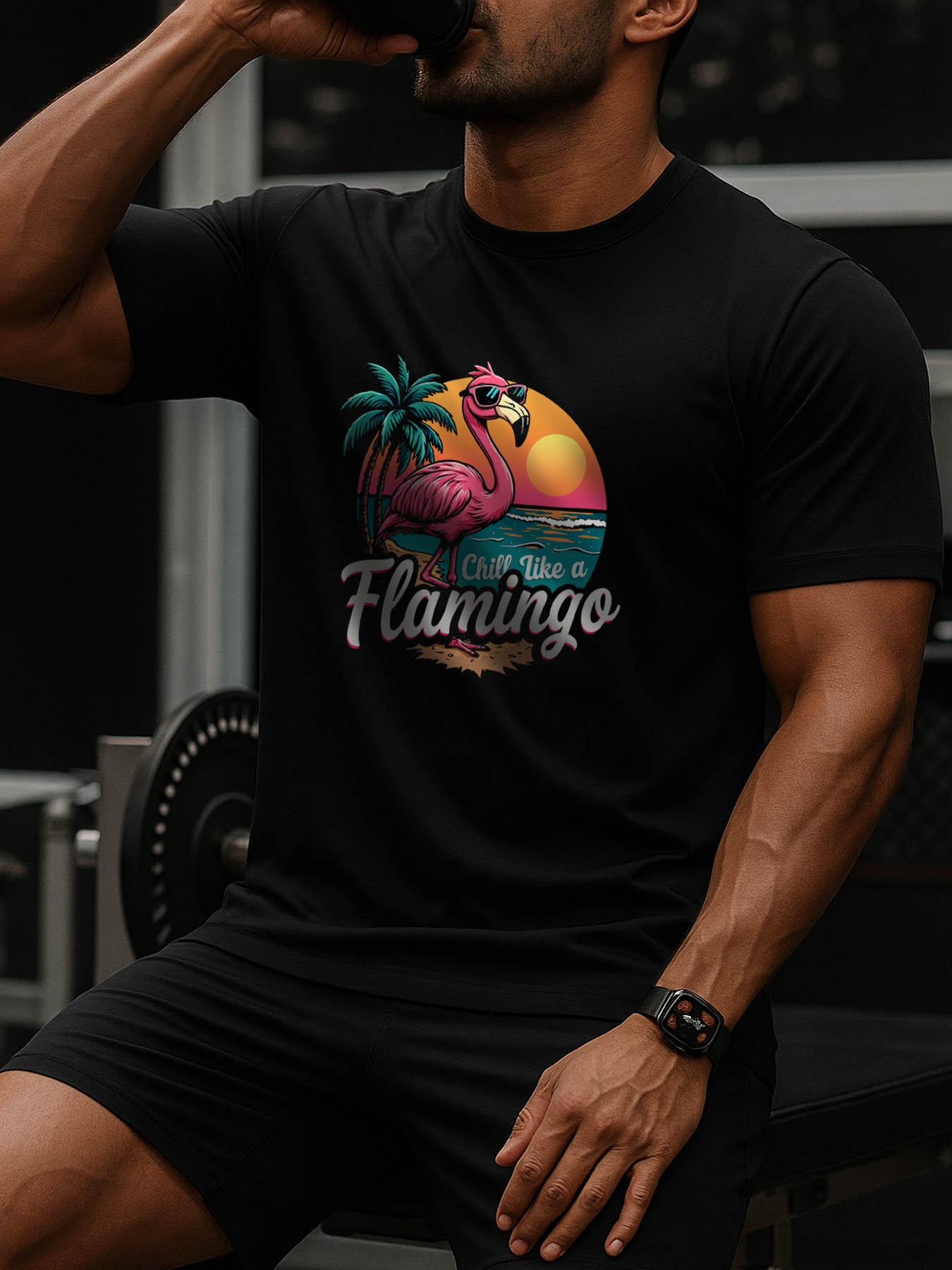 RTTMALL Cruise Printed Men's 100% Cotton Breathable Machine Washable Beach & Caribbean Island Casual T-Shirt