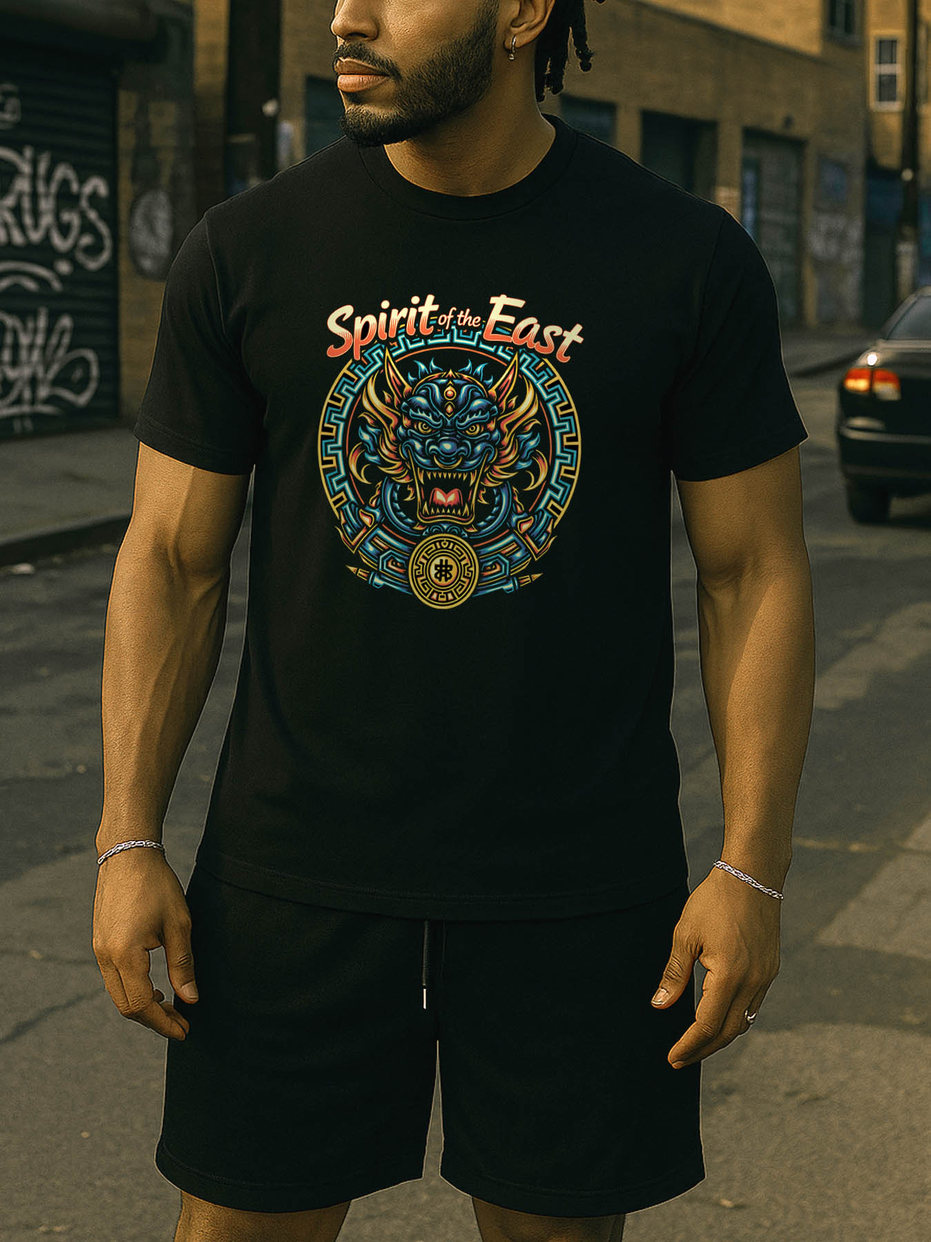 RTTMALL Caribbean Island Vacation Print Casual Summer T-Shirt for Men