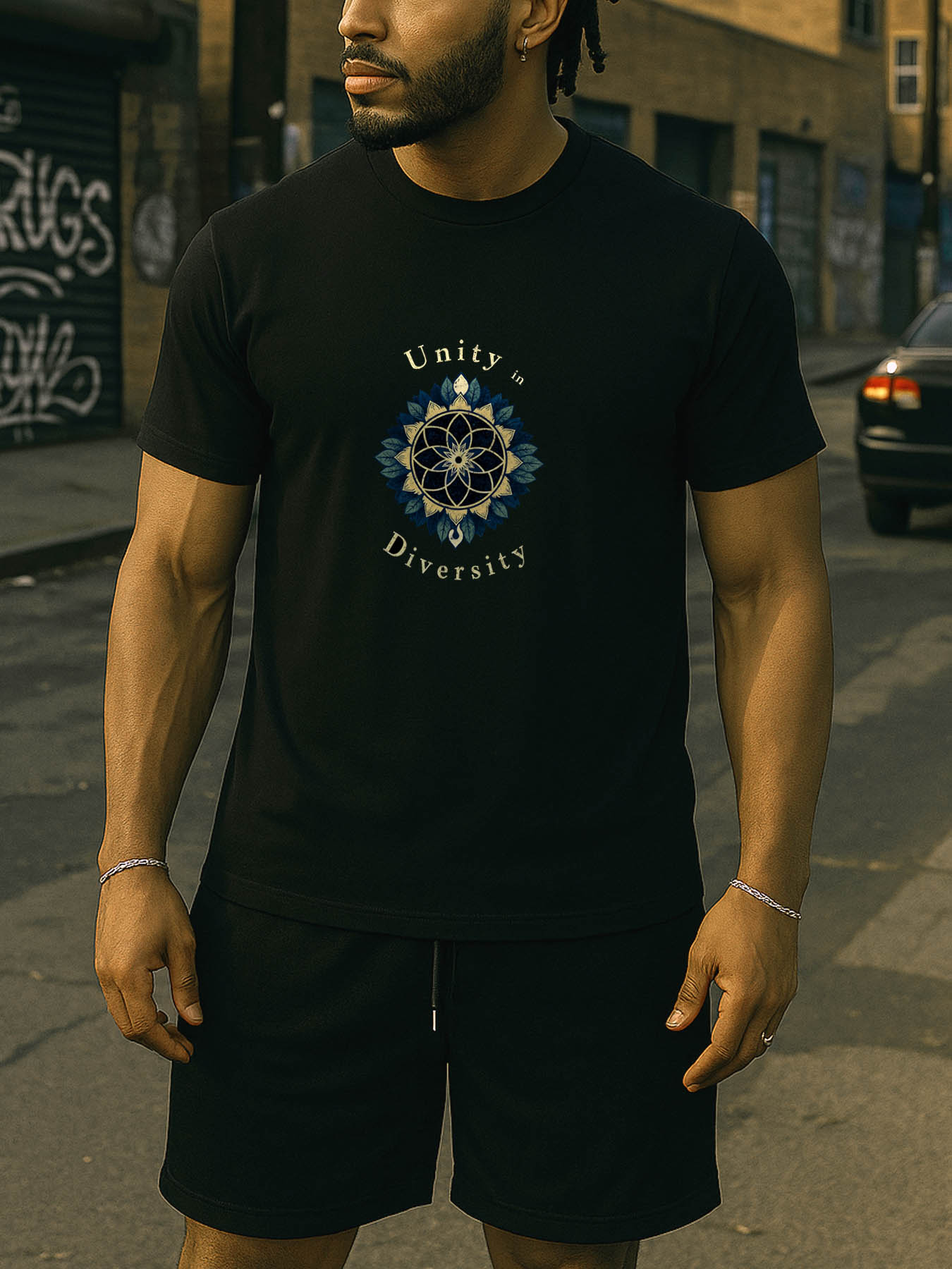 RTTMALL Caribbean Island Beach Graphic Printed 100% Cotton Casual Summer T-Shirts for Men