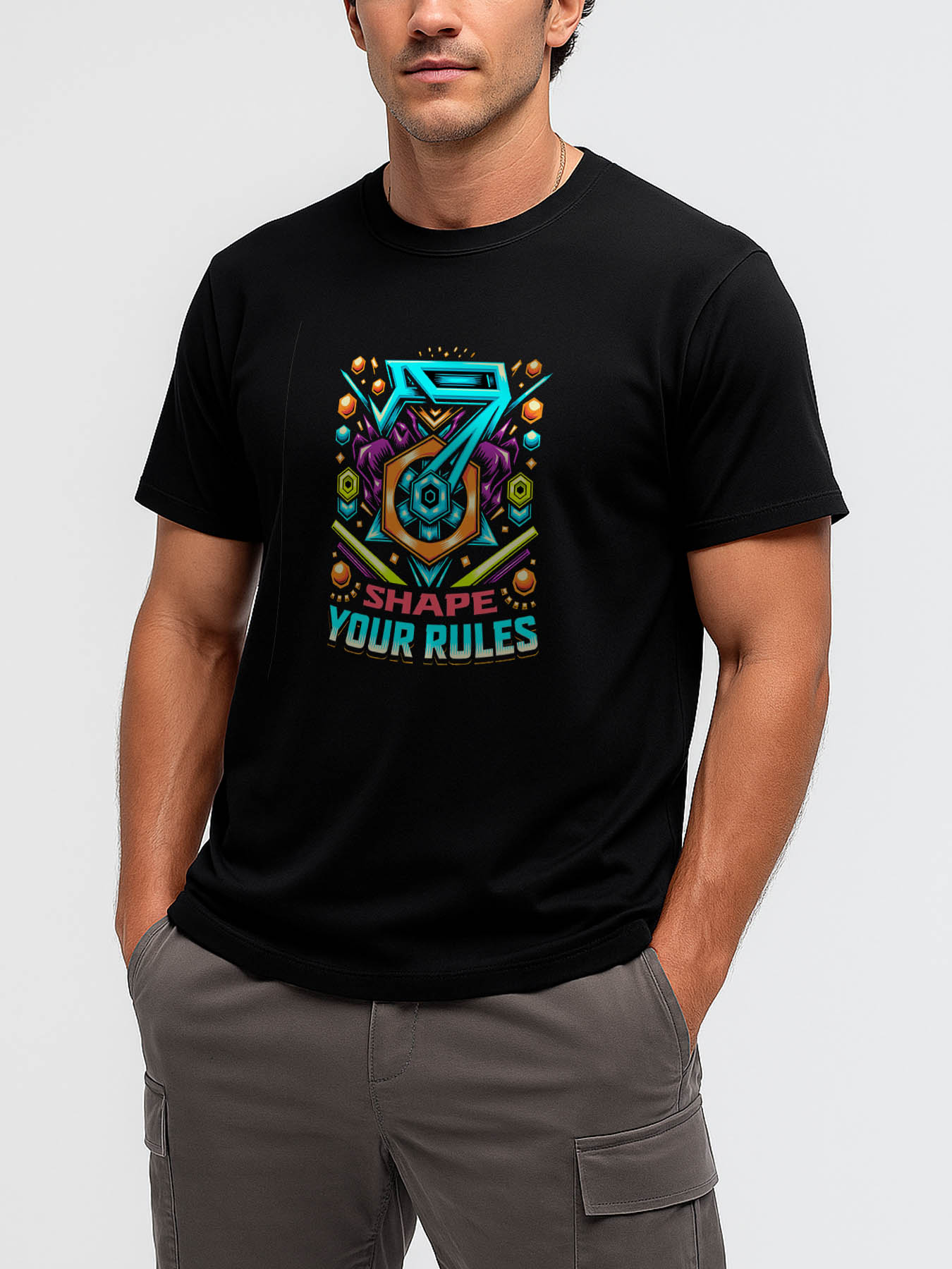 Men's 100% Cotton Casual Crewneck T-Shirts, RTTMALL Beach Caribbean Island Printed Summer Tees, Regular Fit Unlined Everyday Tops