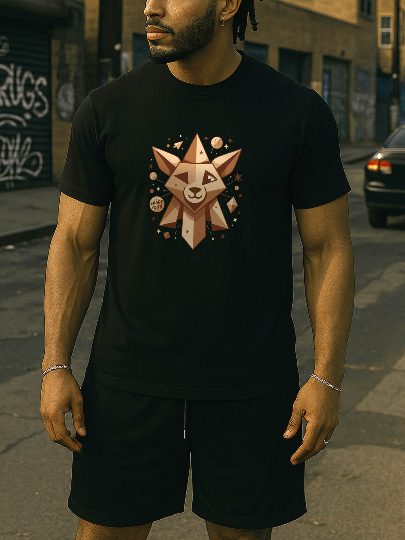 RTTMALL Caribbean Island Beach Casual Printed Cotton T-Shirts for Tall Big Men, Summer Vacation Everyday Wear