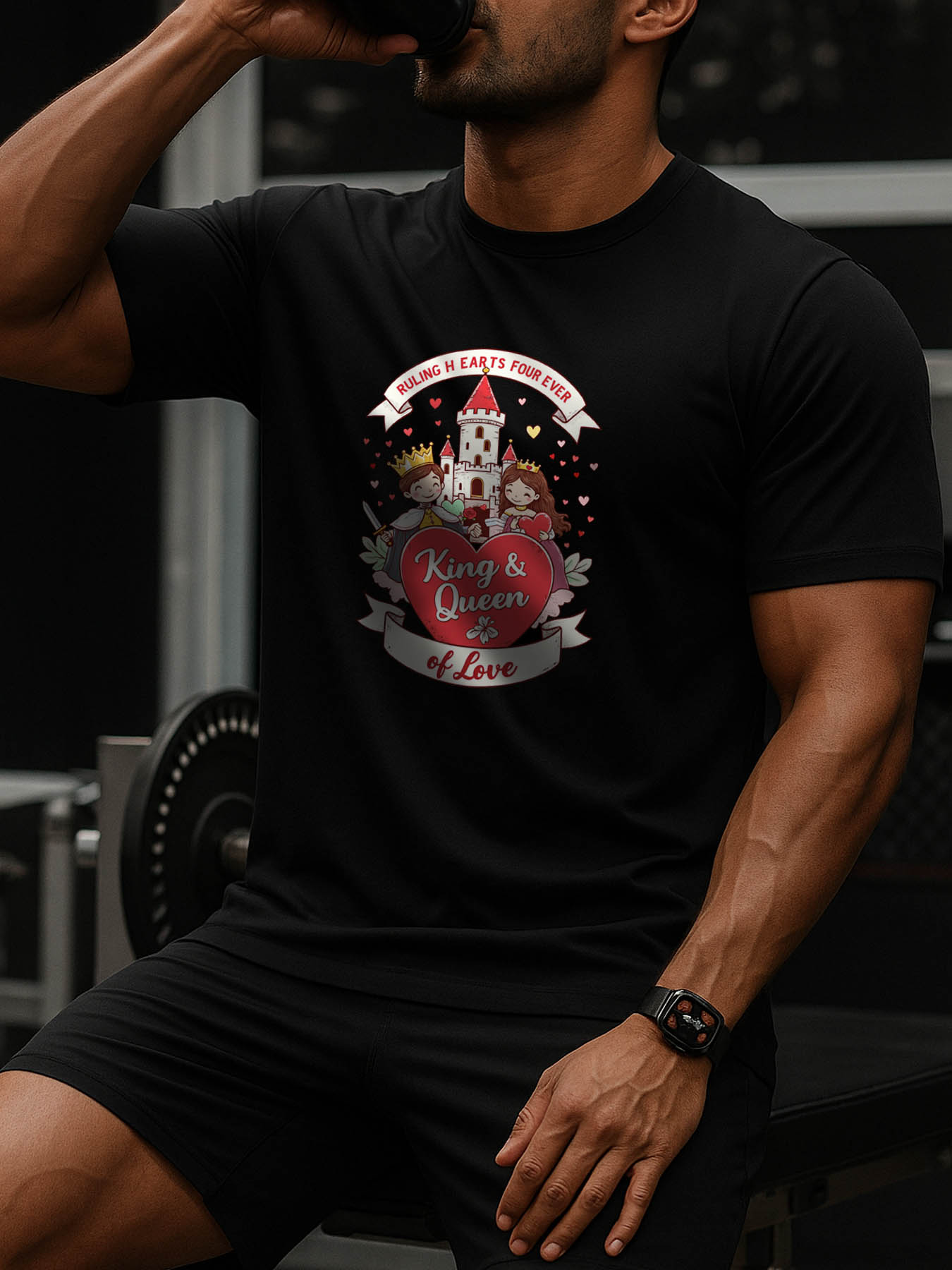 RTTMALL Caribbean Island Vacation Casual Printed 100% Cotton Machine Washable Men's Graphic T-Shirt