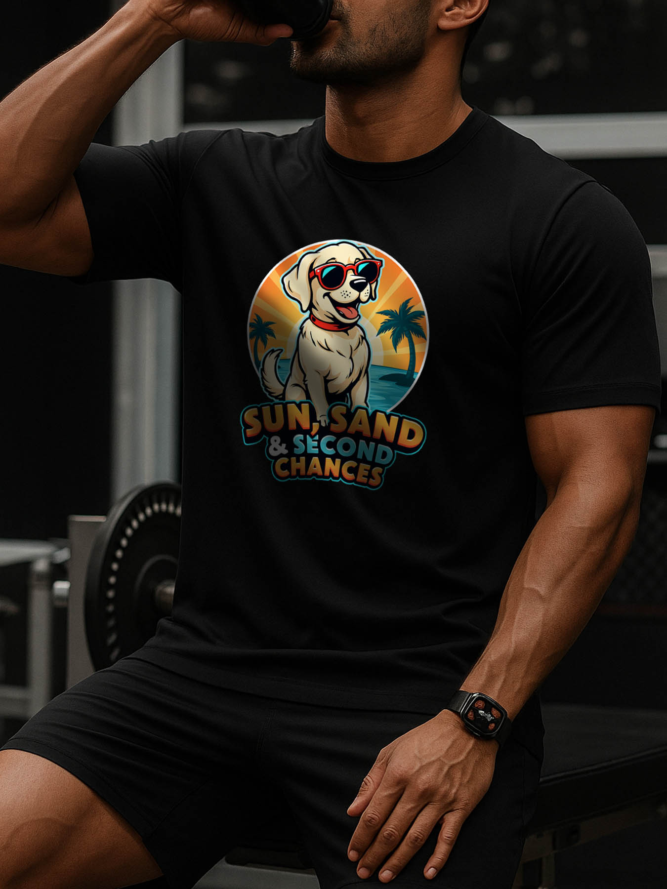 Men's RTTMALL Printed Cotton T-Shirt, Crew Neck Breathable Machine Washable Casual Anchor Geometric Pattern Tee for Beach Caribbean Island Summer