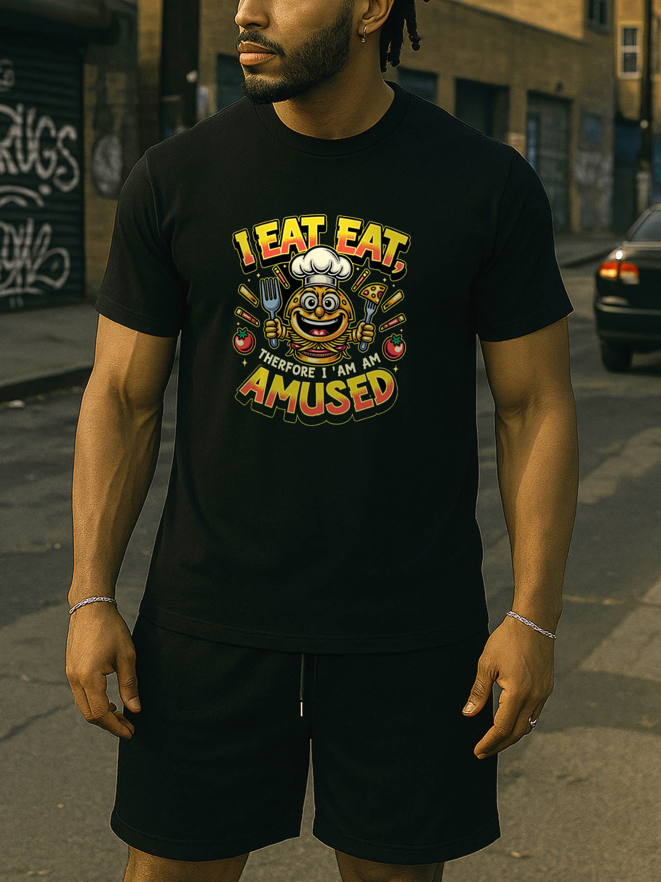 RTTMALL Caribbean Island Vacation Printed Casual Cotton T-Shirt for Men Summer Beach Wear