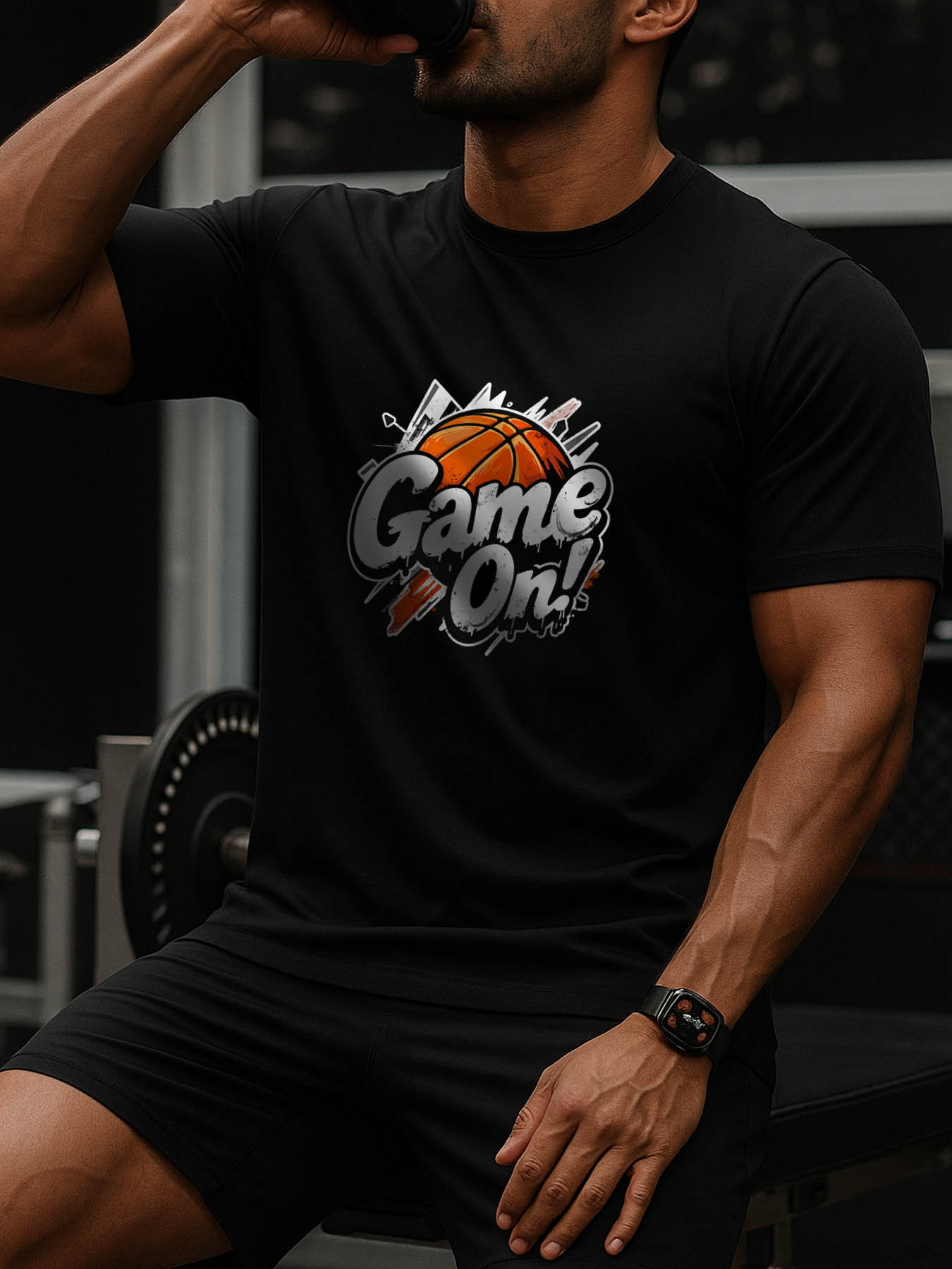 RTTMALL Caribbean Island Beach Casual Printed Men's 100% Cotton T-Shirt with Vibrant Puerto Rican Style Graphic Design Perfect Christmas Thanksgiving Gift