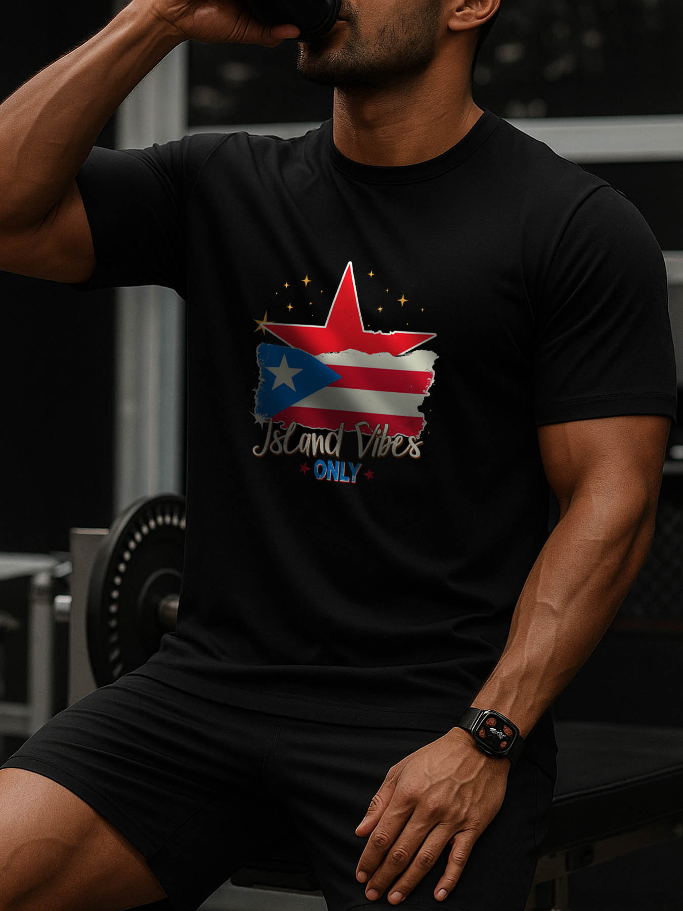 RTTMALL Men's 100% Cotton Printed T-Shirt, Casual Beach & Caribbean Island Summer Comfort Crewneck Tee