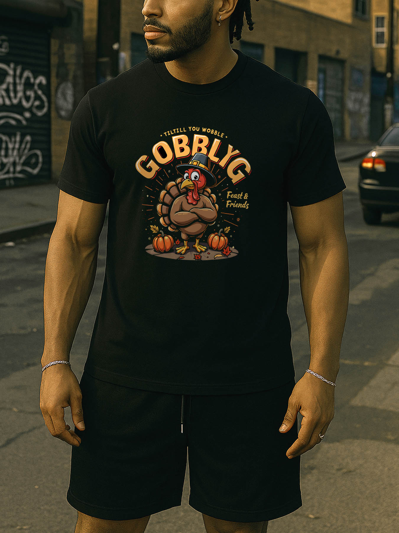 RTTMALL Caribbean Island Beach Print Men's Casual Cotton Breathable Moisture Wicking Summer T-Shirt