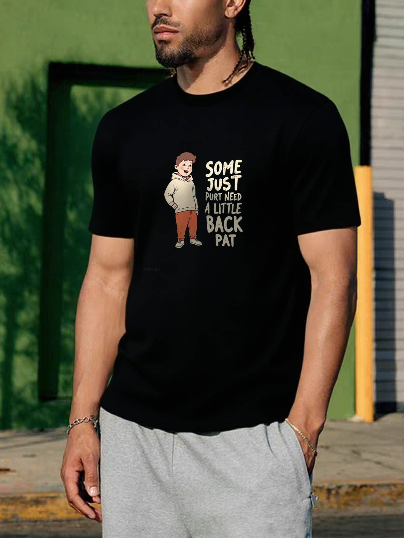 Caribbean RTTMALL Island Beach Printed Cotton T-Shirts, Casual Summer Regular Fit Crewneck Tees for Men with Central American Palm Tree & Beach Scene Print, Machine Washable Casual Vacation Tops