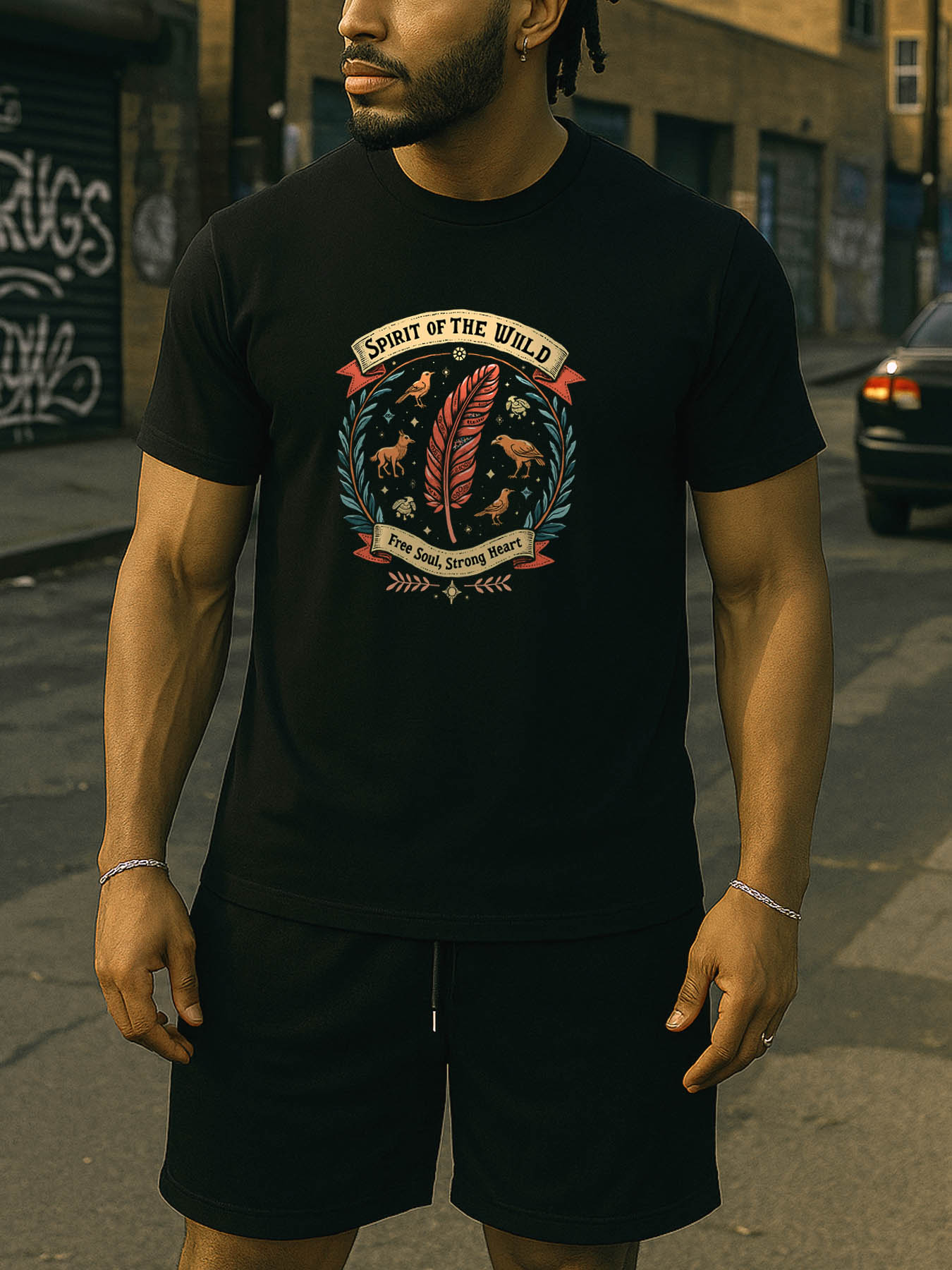 RTTMALL Caribbean Island Beach Casual Printed Cotton T-Shirts for Men Women All Ages Summer Vacation Tees