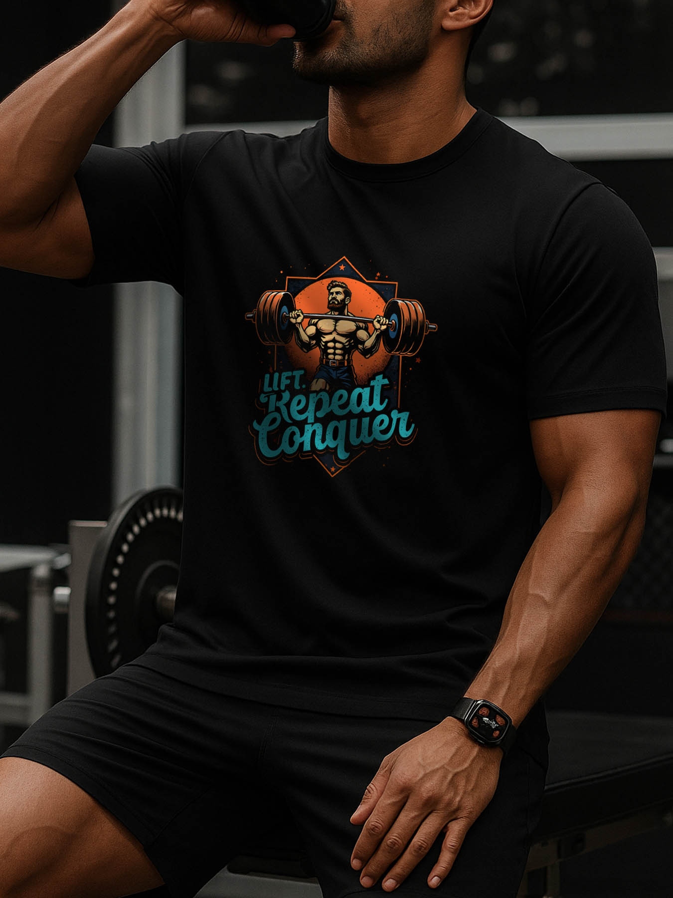 RTTMALL Caribbean Island Beach Casual Printed 100% Cotton T-Shirts for Men Summer Soft Breathable Machine Washable Vacation Tees