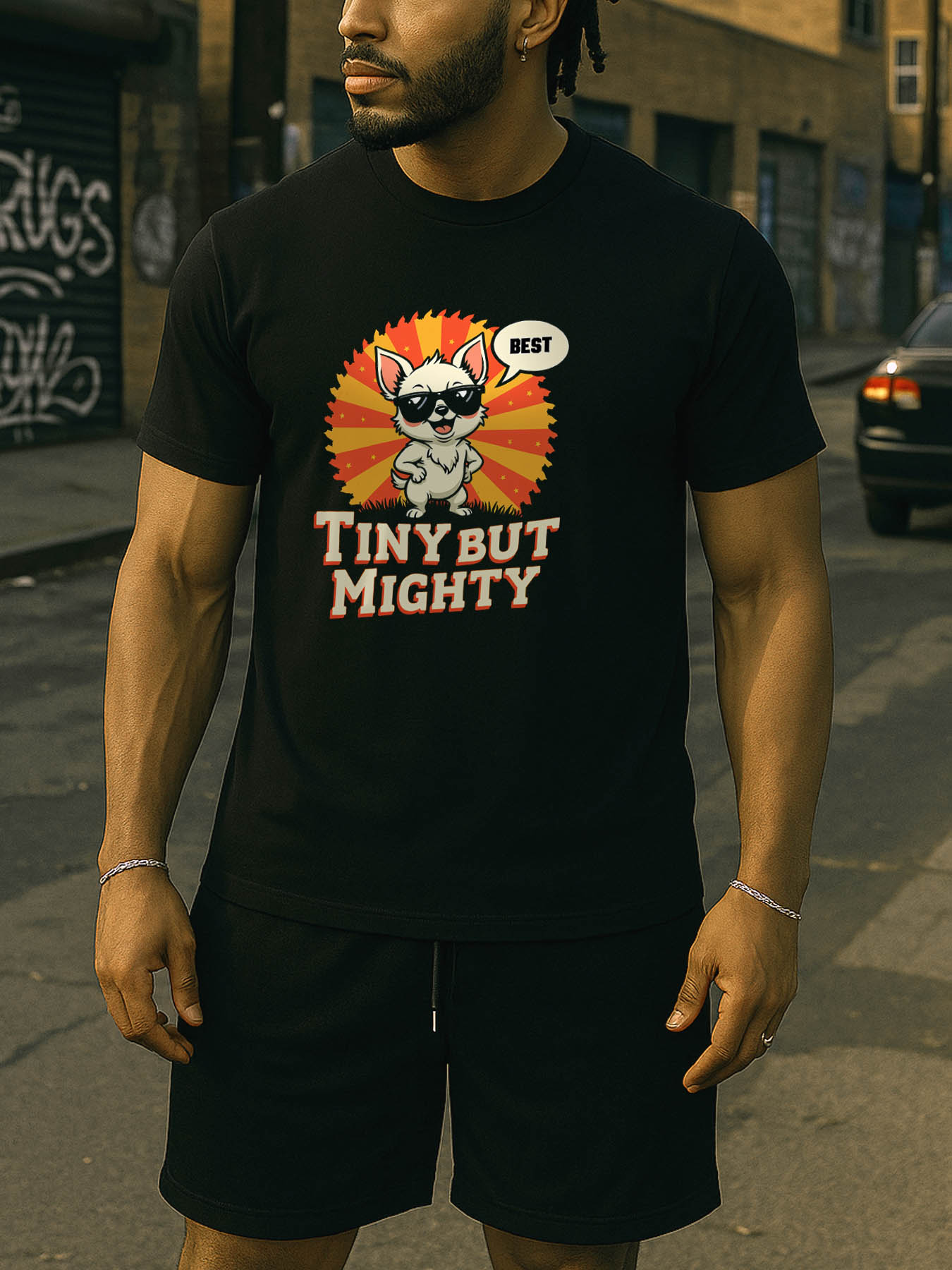 Men's 100% Cotton RTTMALL Printed T-Shirt, Casual Breathable Beach Tees with Caribbean Island Summer Prints, Big & Tall Sizes Available, Machine Washable Outdoor Shirt for Camping & Coastal Vacations