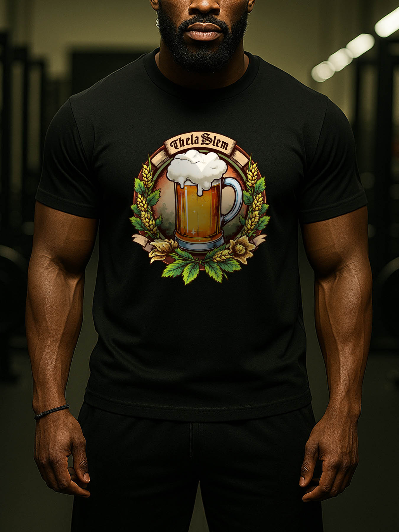 Men's RTTMALL Printed Cotton T-Shirts, Caribbean Beach Island Summer Casual Graphic Tees