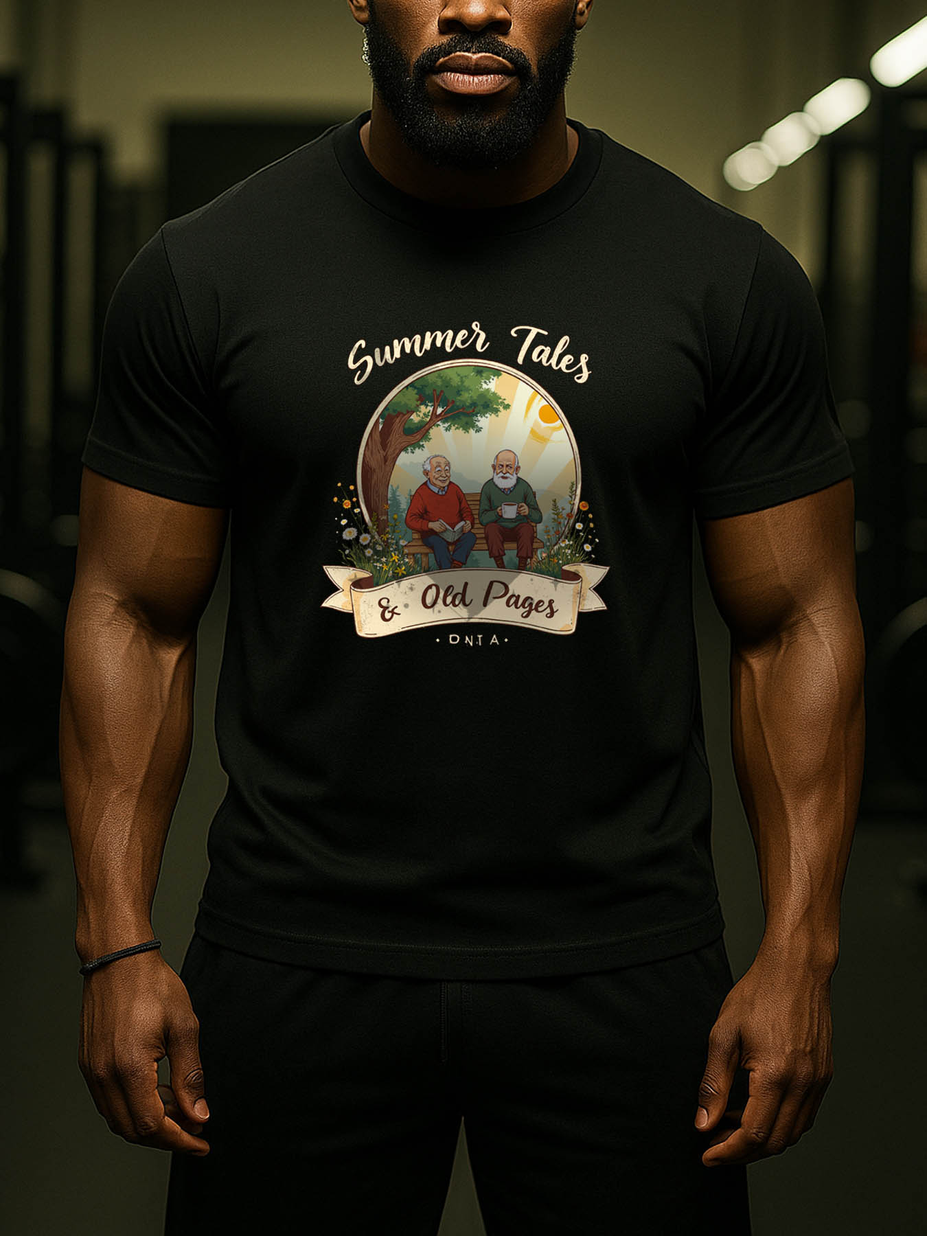 Men's RTTMALL Printed Cotton T-Shirts, Casual Beach Caribbean Island Summer Tees