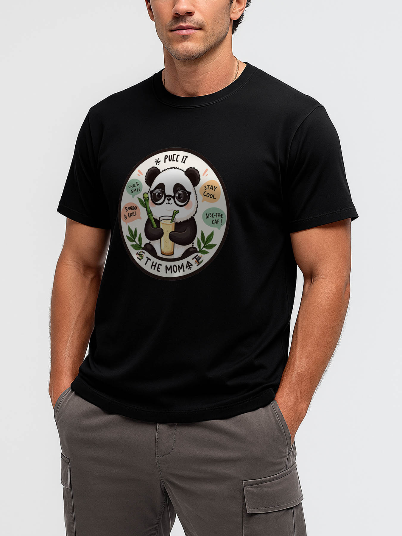 Men's 100% Cotton Casual Printed RTTMALL T-Shirts, Breathable Lightweight Tees for Caribbean Beach & Island Summer Outings