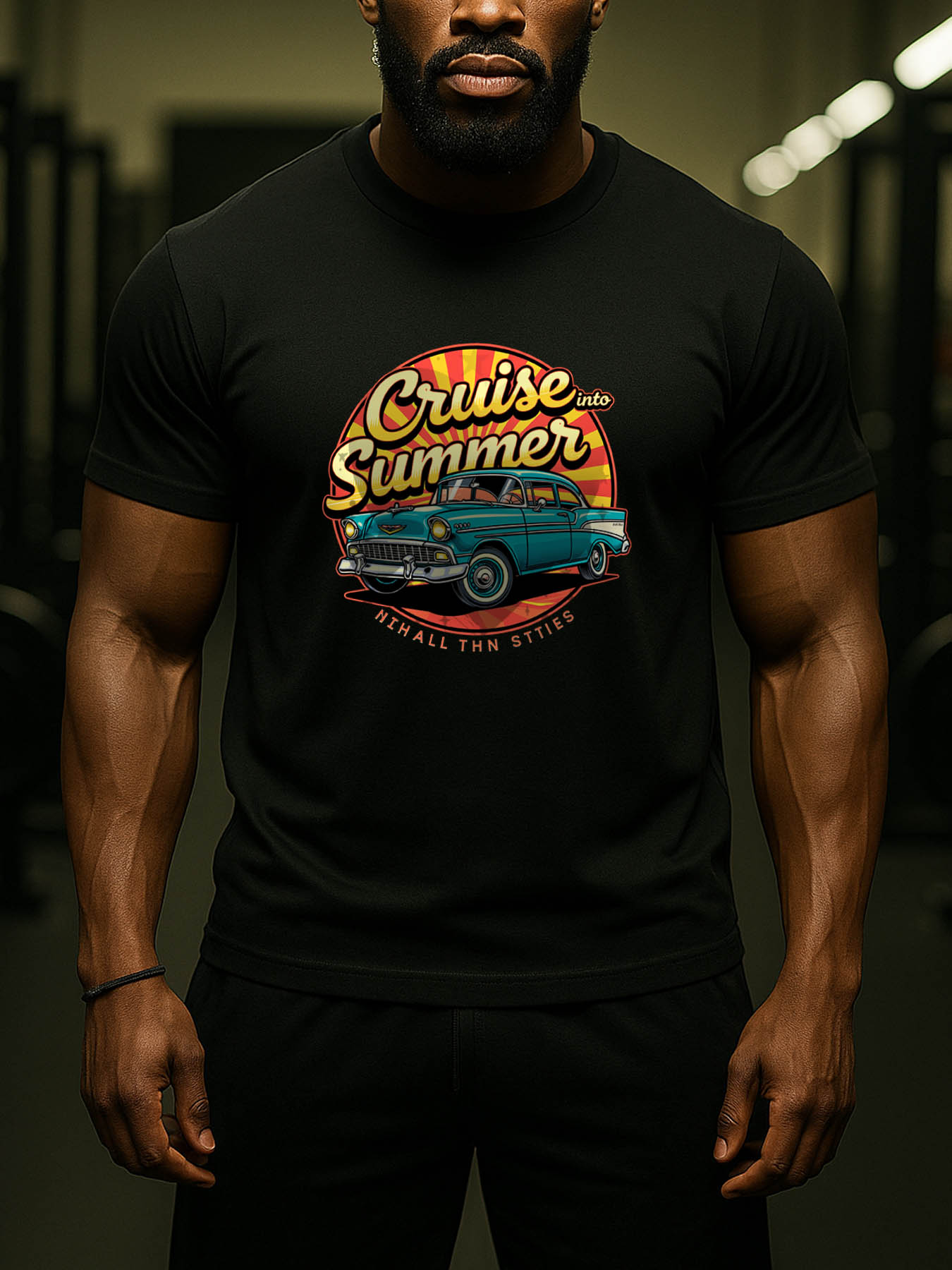 RTTMALL Caribbean Island Beach Summer Casual Cotton Printed Graphic Tees for Men