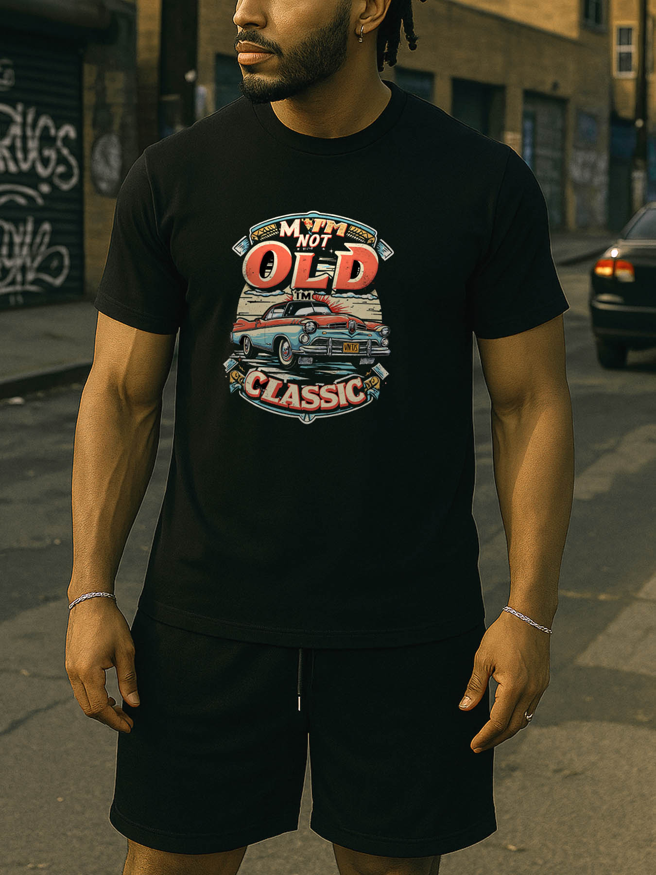 RTTMALL Caribbean Island Beach Graphic Tees for Men Cotton Casual Summer Printed T-Shirts with Palm Tree & Coastal Prints