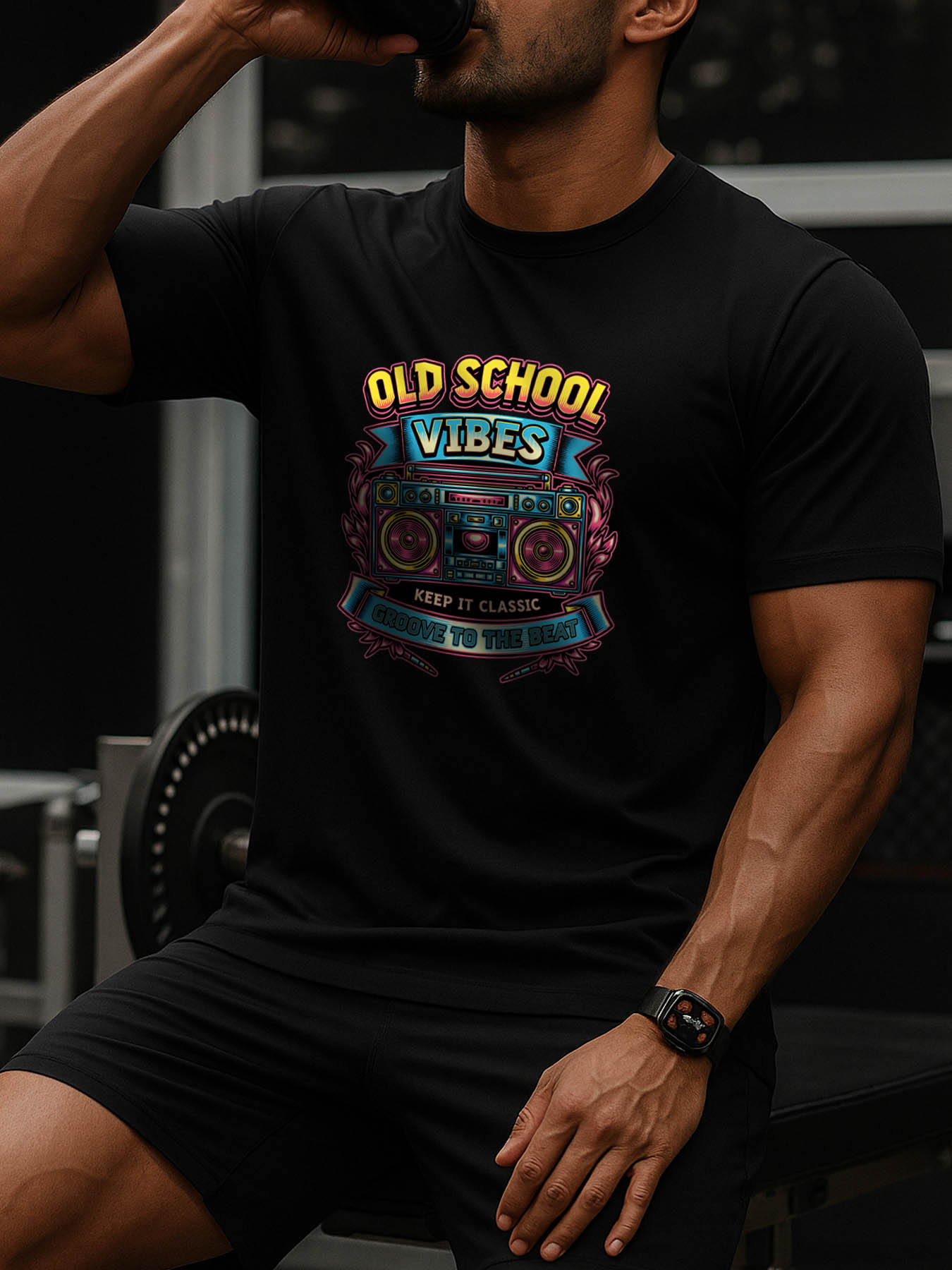 Men's 100% Cotton RTTMALL Printed T-Shirts, Casual Beach Summer Caribbean Island Graphic Tees for Vacation Wear