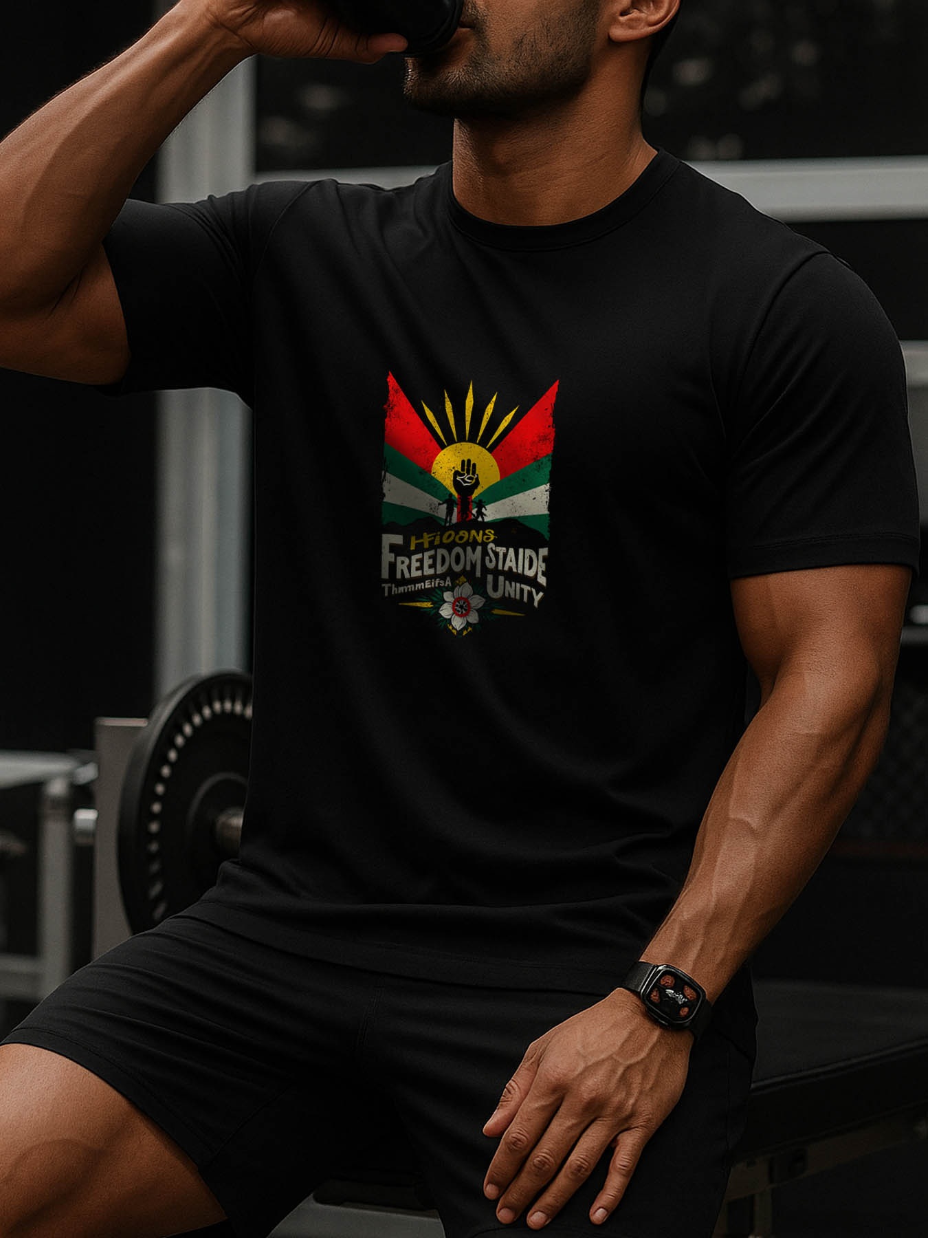 RTTMALL Men's 100% Cotton Printed T-Shirts, Soft Lightweight Casual Beach Tops with Caribbean Island Palm Tree Designs for Summer Vacation