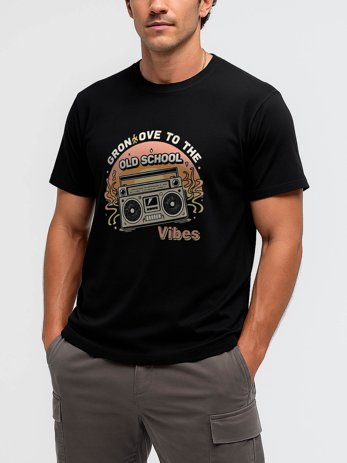 RTTMALL Caribbean Island Beach Casual Printed 100% Cotton Graphic T-Shirts for Men