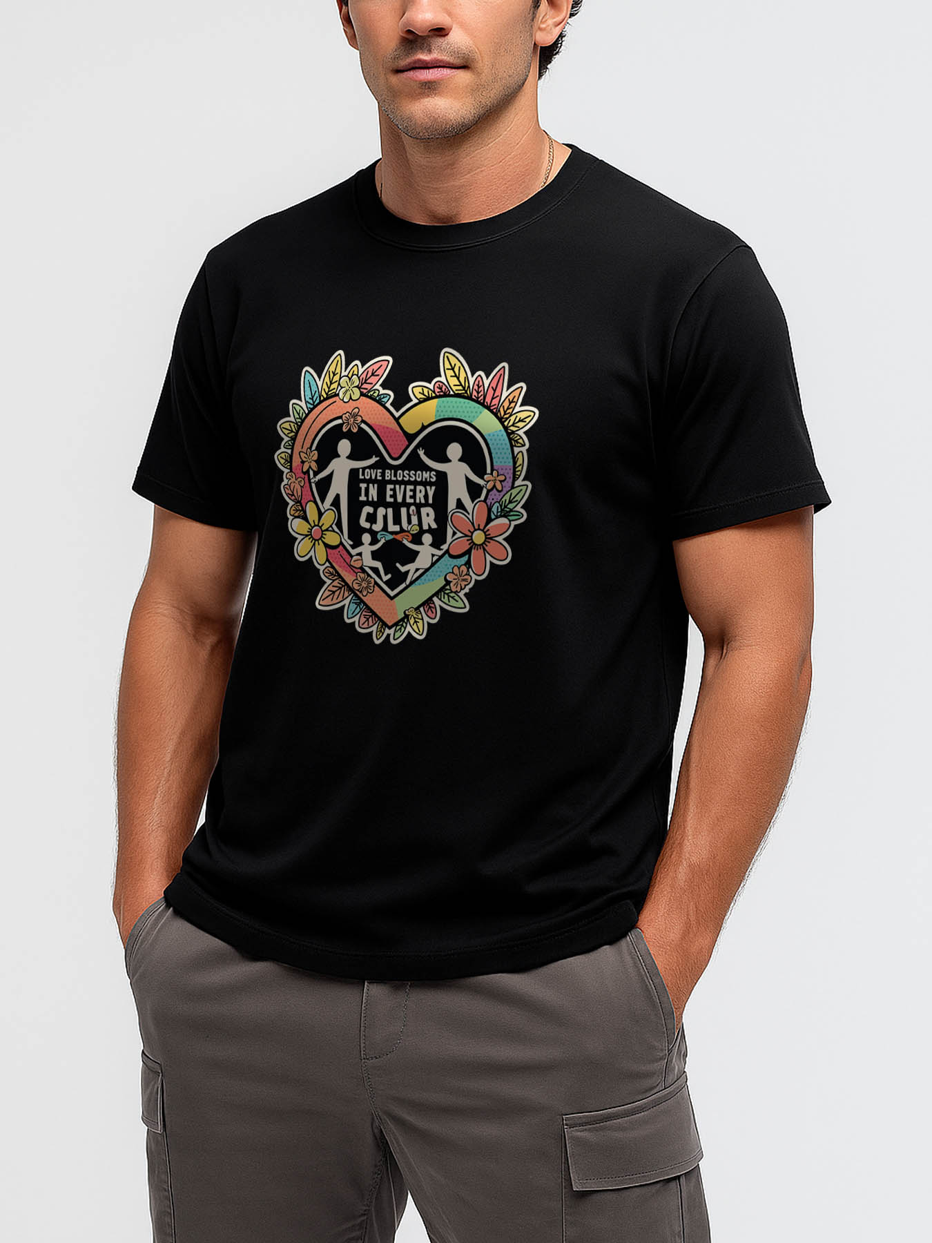 RTTMALL Caribbean Island Beach Casual Printed Cotton T-Shirts for Men Summer Vacation Wear