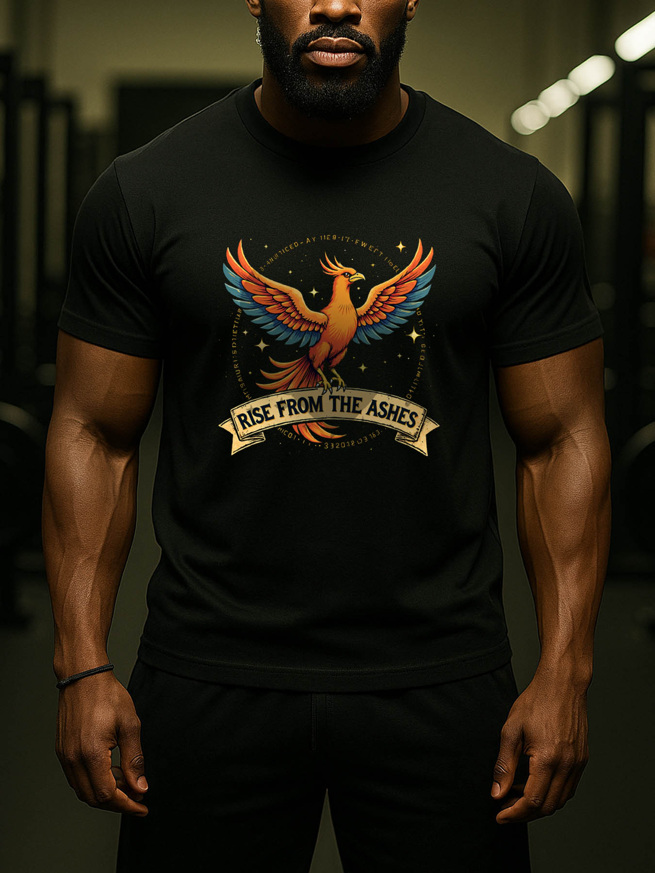 RTTMALL Caribbean Island Beach Print Cotton Casual Summer T-Shirt for Men