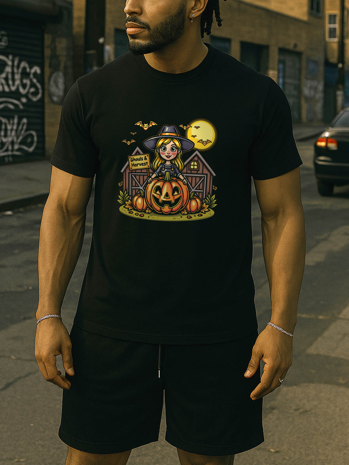 Women Men's RTTMALL Printed Cotton T-Shirt, Caribbean Beach Island Summer Casual Tee, Machine Washable Vibrant Colorful Mandala Graphic Shirt