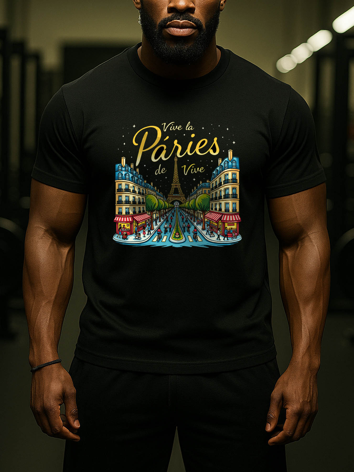 RTTMALL Caribbean Island Beach Printed Casual Cotton T-Shirts for Men, Breathable Quick Dry Summer Vacation Tees