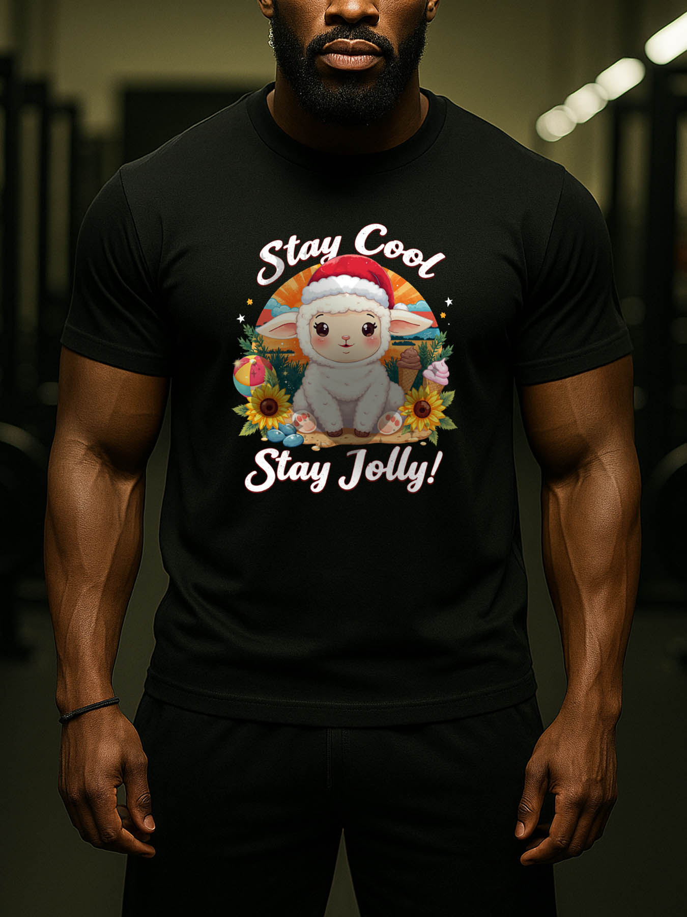 RTTMALL Caribbean Island Vacation Print Casual Cotton Men's Summer Beach T-Shirt