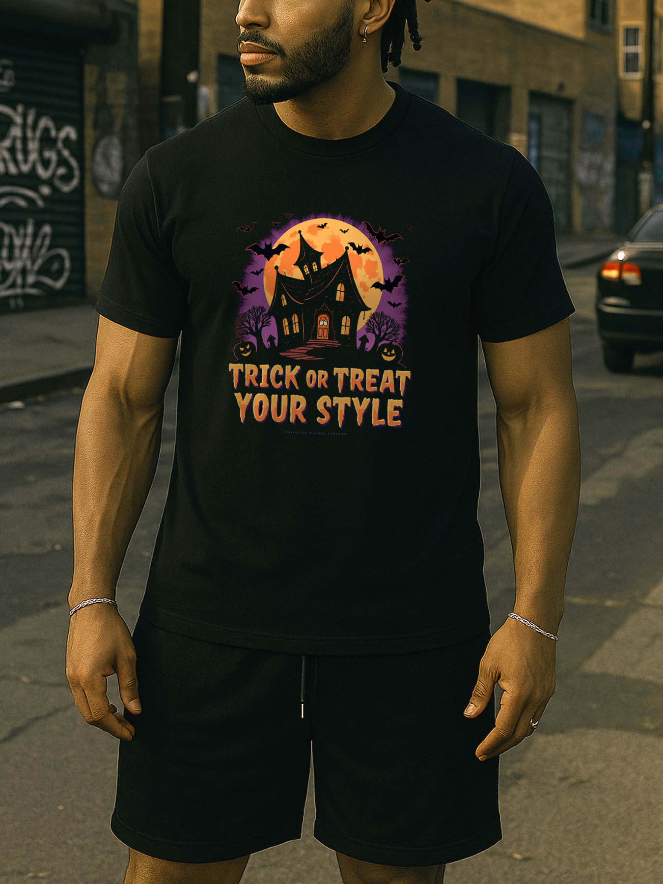 Men's 100% Cotton RTTMALL Printed T-Shirt, Breathable Lightweight Summer Beach Tee with Caribbean Island Casual Designs for Vacation