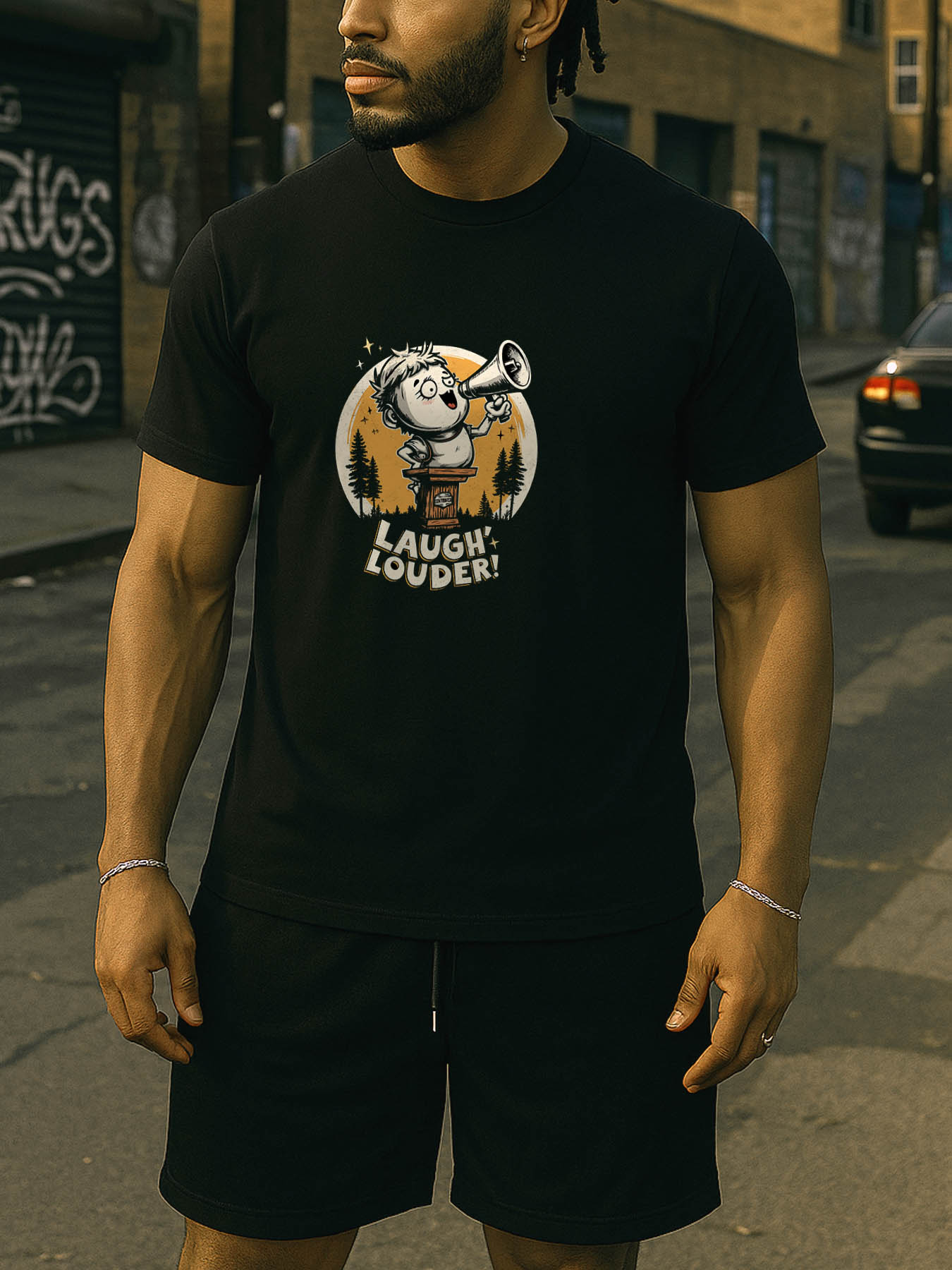 RTTMALL Caribbean Island Beach Casual Printed Graphic Cotton T-Shirts for Men