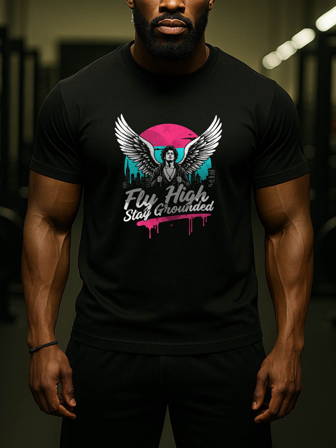 RTTMALL Men's Printed Cotton T-Shirts, Caribbean Island Beach Casual Summer Graphic Tees for Vacation