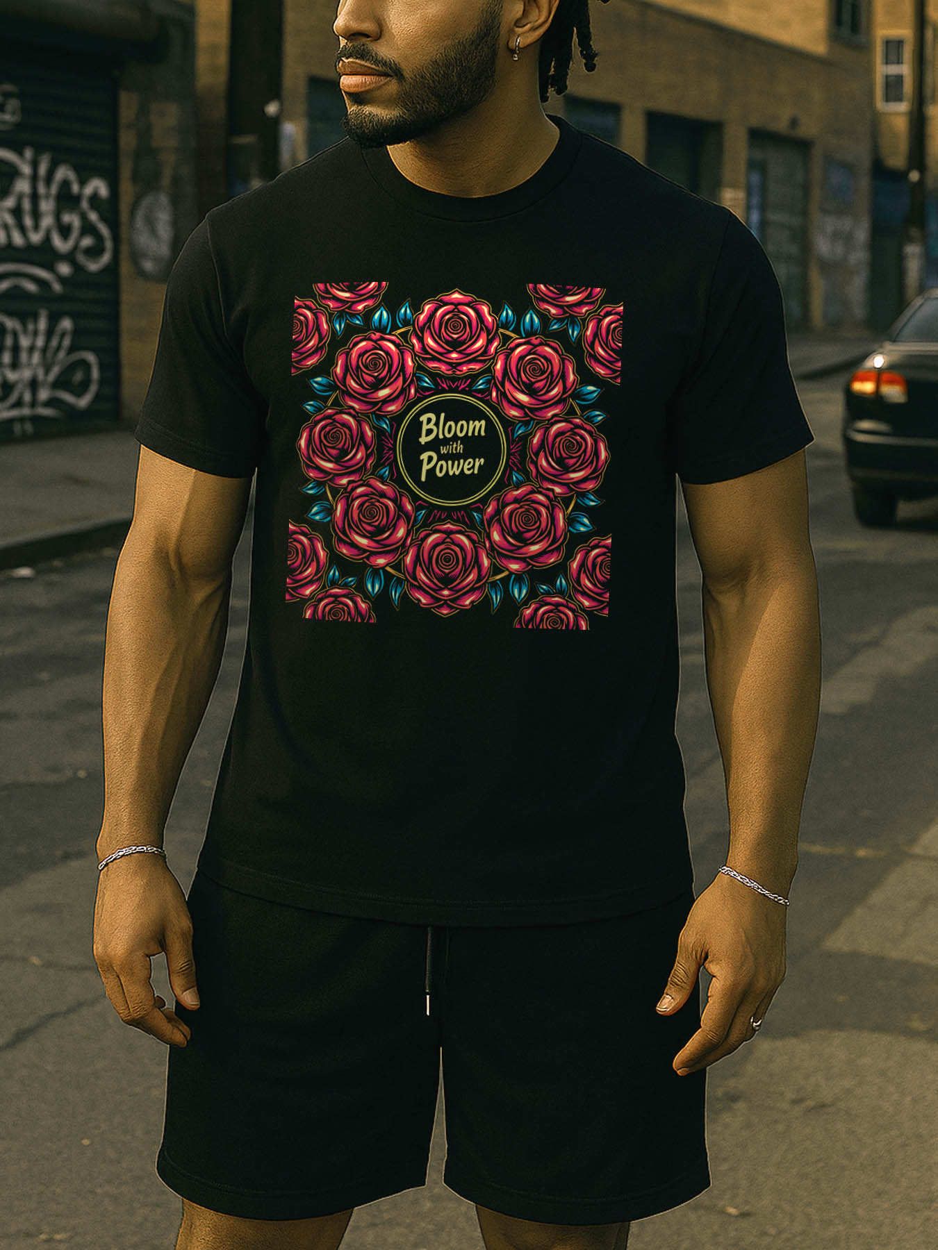 Men's RTTMALL Printed T-Shirts, 100% Cotton Lightweight Breathable Quick Dry Tees for Caribbean Beach Island Summer Casual Wear