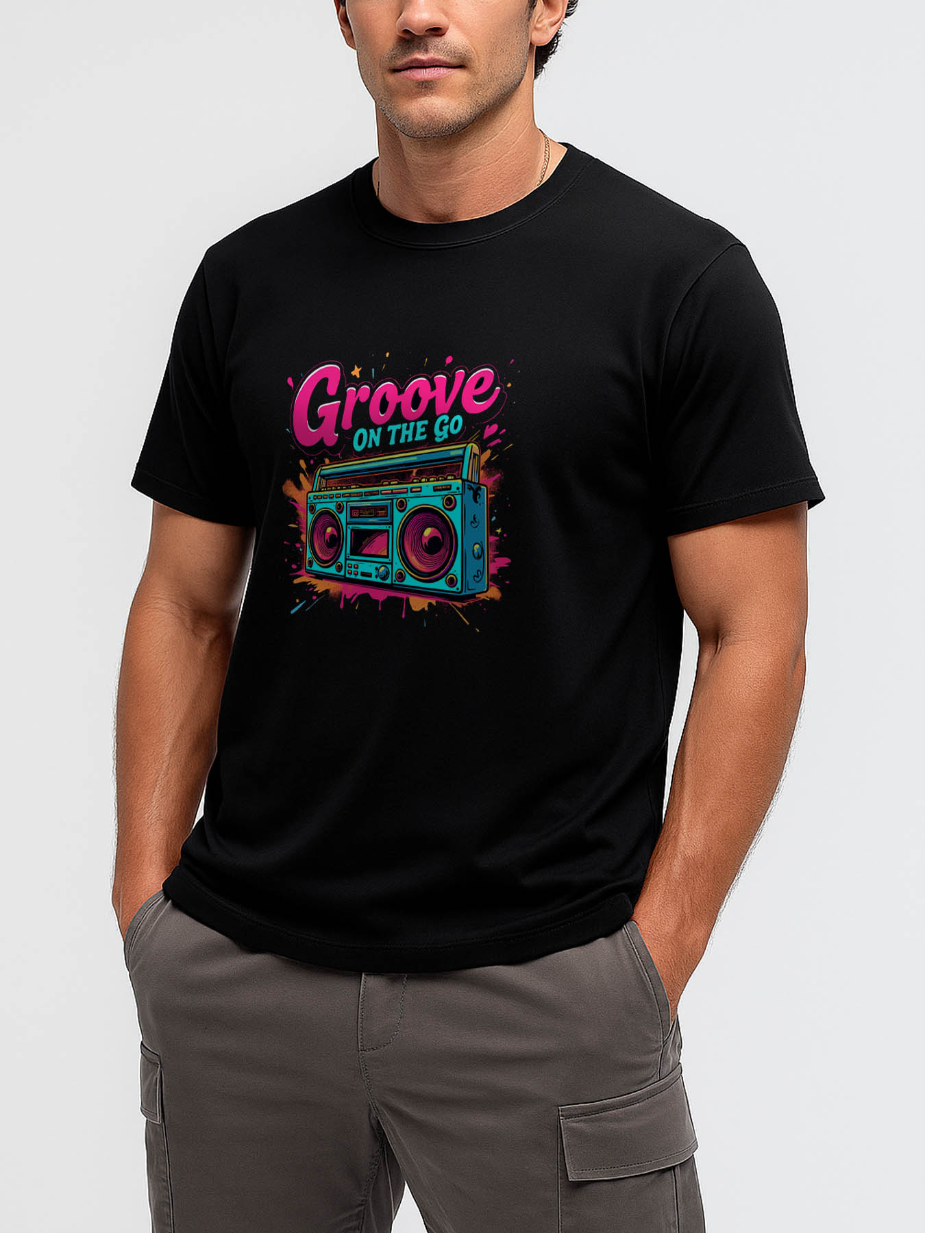 RTTMALL Caribbean Island Beach Casual Printed 100% Cotton Summer T-Shirts for Men