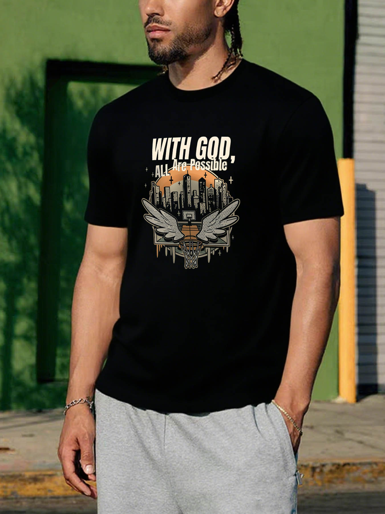 Men's 100% Cotton Casual Printed T-Shirts, RTTMALL Caribbean Vacation Summer Beach Short Sleeve Tees