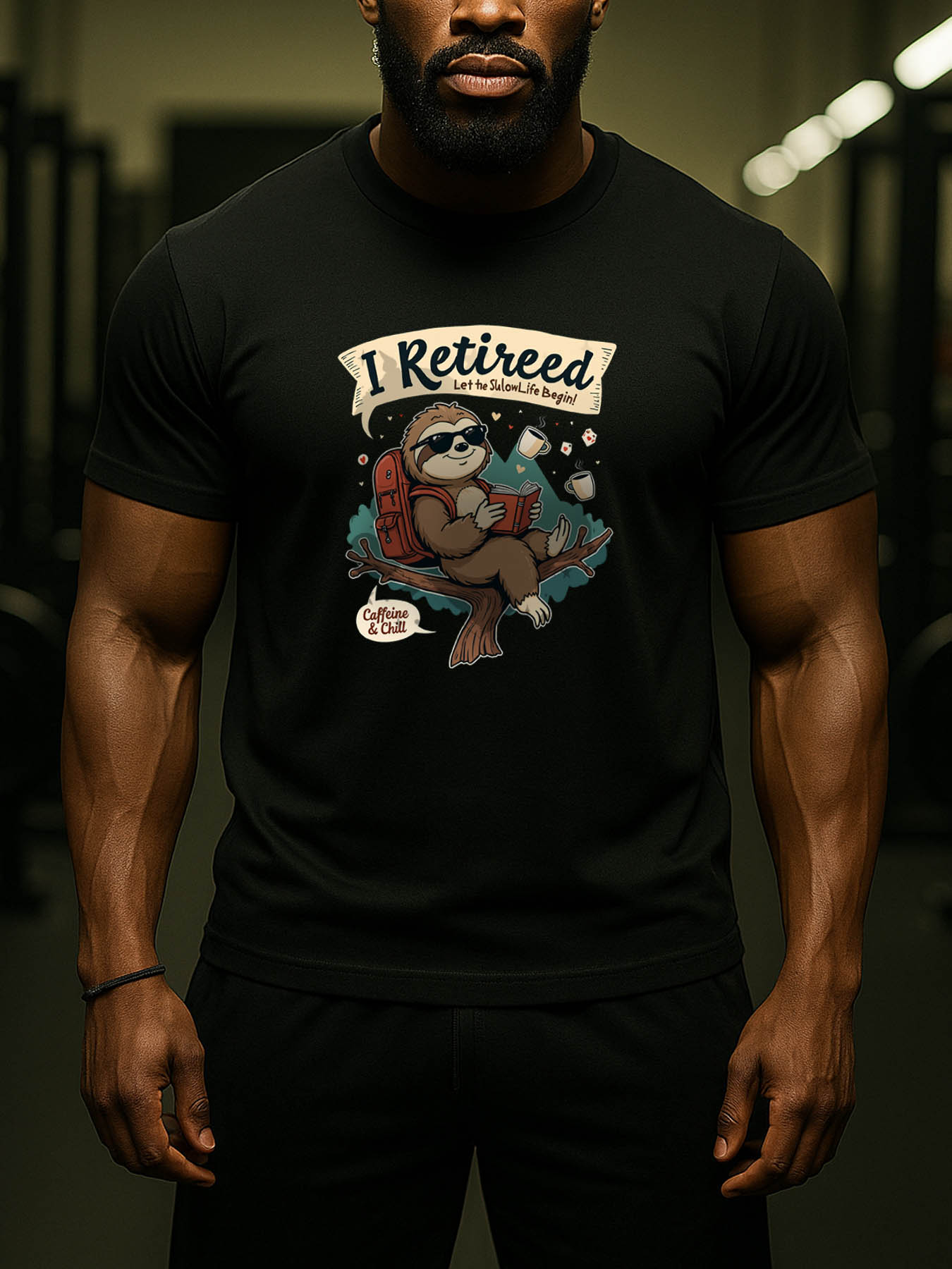 Men's 100% Cotton RTTMALL Printed T-Shirt, Breathable Machine Washable Casual Beach Tee for Caribbean & Central American Summer Getaways