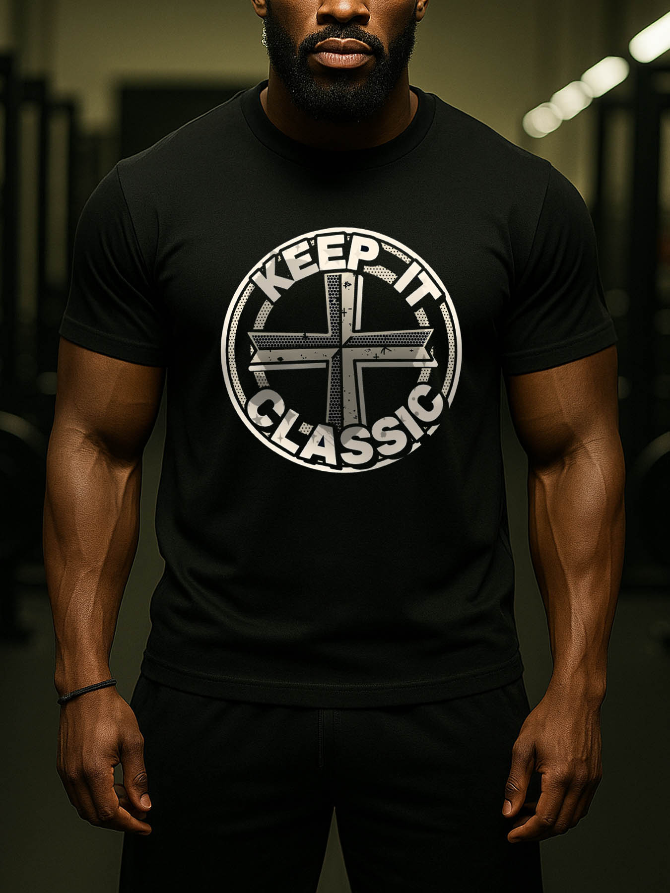 RTTMALL Caribbean Island Beach Vacation Casual Printed Cotton T-Shirt for Men, Retro Street Style Cross Graphic Summer Tee, Machine Washable & Dry Cleanable