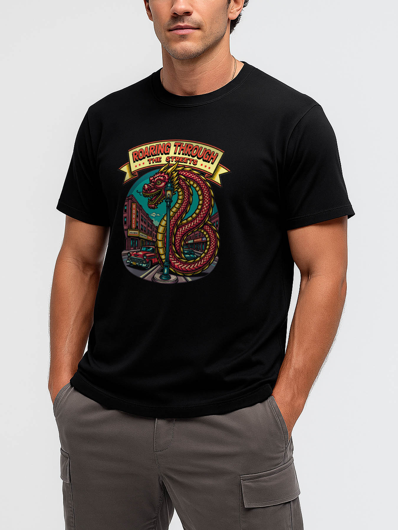 RTTMALL Caribbean Island Beach Summer Casual Printed Cotton Graphic Tees for Men