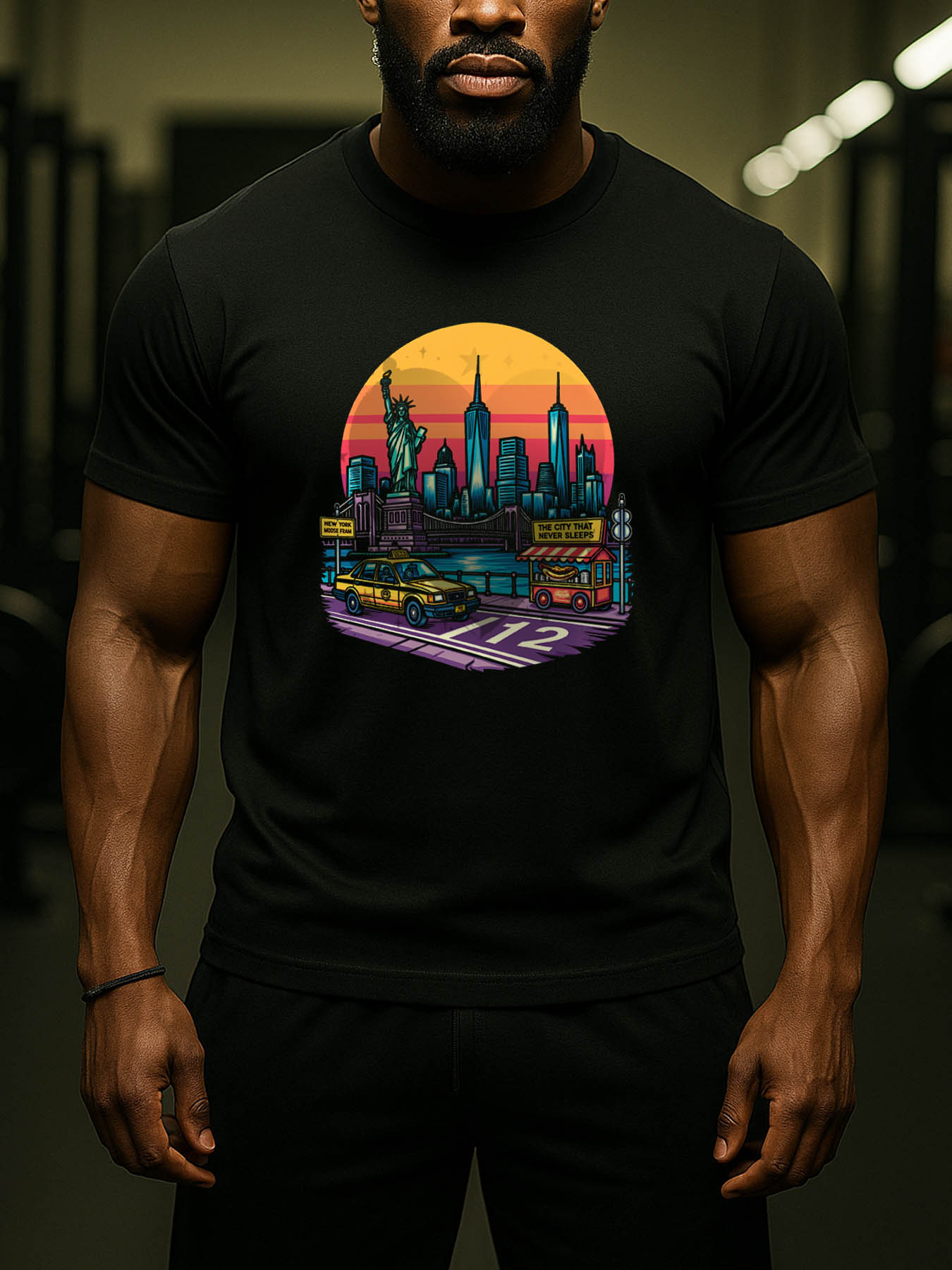 RTTMALL Men's Cotton Printed T-Shirts, Casual Beach & Caribbean Island Summer Crew Neck Tees