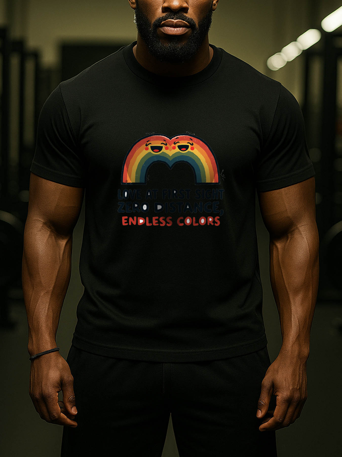 RTTMALL Caribbean Island Beach Print Men's 100% Cotton Casual T-Shirts Stretch All-Season Comfortable Machine Washable Summer Tees