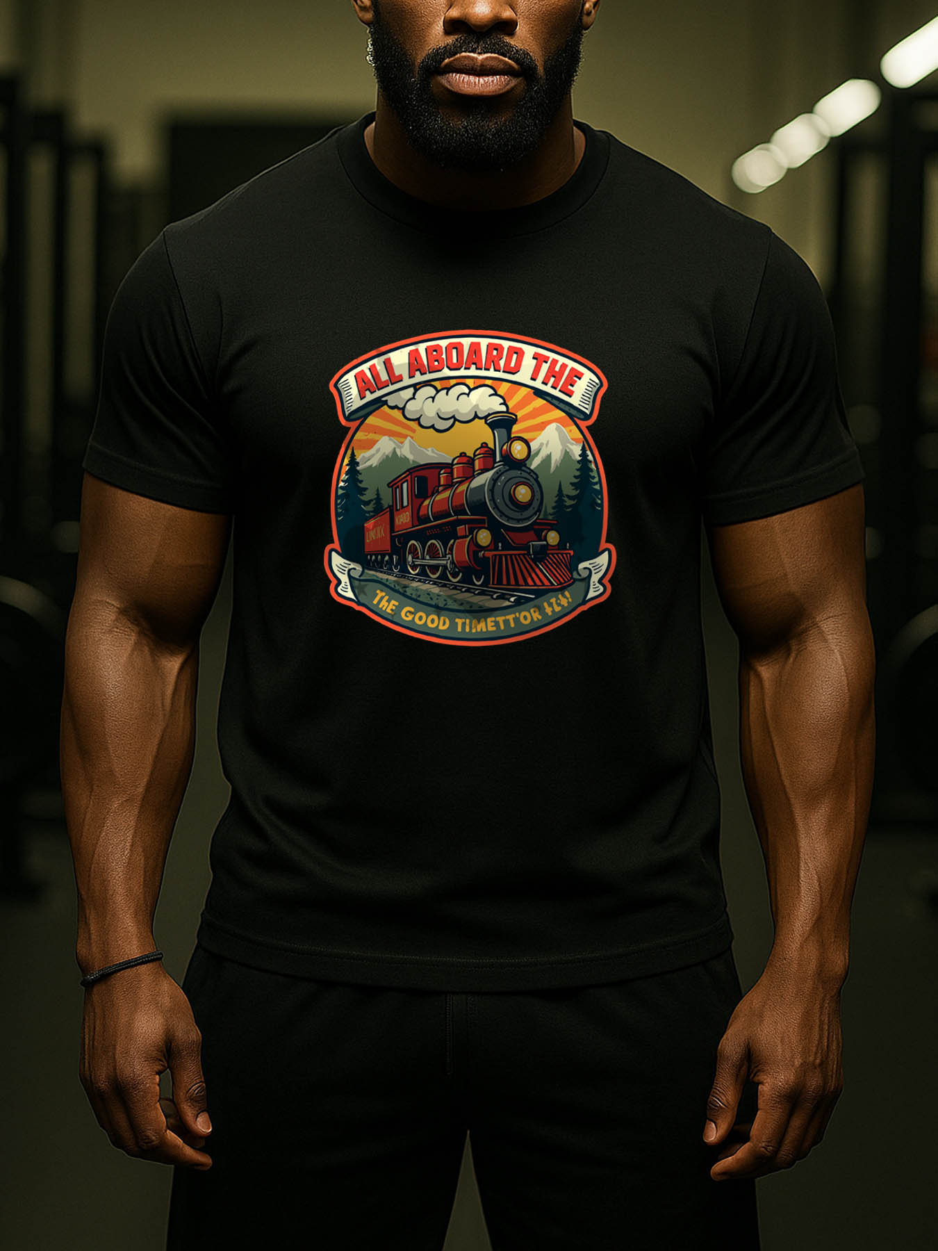 RTTMALL Caribbean Island Vacation Printed Cotton Casual T-Shirts for Men