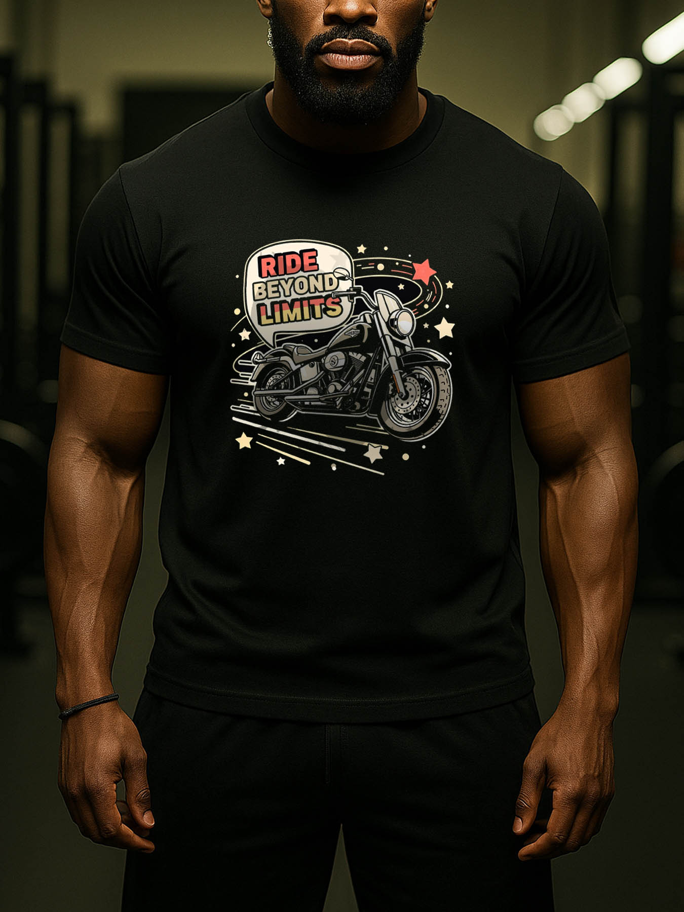 Men's RTTMALL Printed Cotton T-Shirt, Breathable Comfort Tee for Beach, Caribbean Island & Summer Vacation Casual Wear, Machine Washable, Perfect Gift & Family Outdoor Activity Top