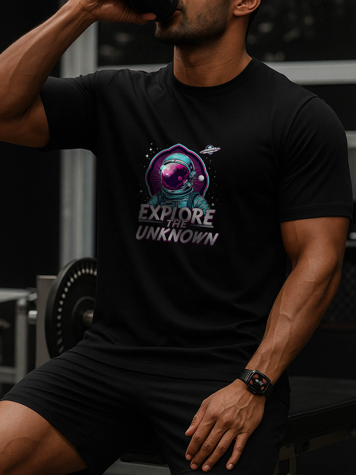 Men's 100% Cotton RTTMALL Printed T-Shirt, Breathable Lightweight Beach Tee for Caribbean & Central American Island Summer Casual Wear