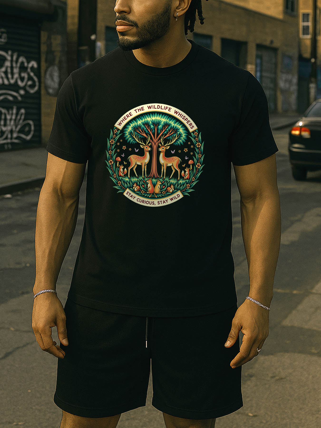 RTTMALL Caribbean Island Beach Casual Printed 100% Cotton T-Shirts for Men Summer Vacation Wear